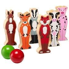 Wooden Animal Skittles