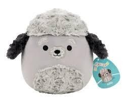 7.5 inch Squishmallow - Alfie the grey fluffy dog