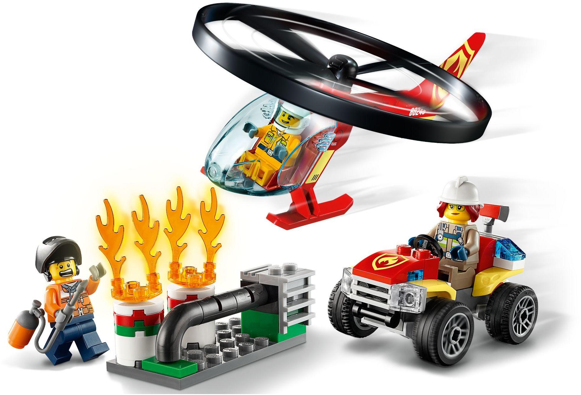 Lego Ripcord Fire Helicopter Response