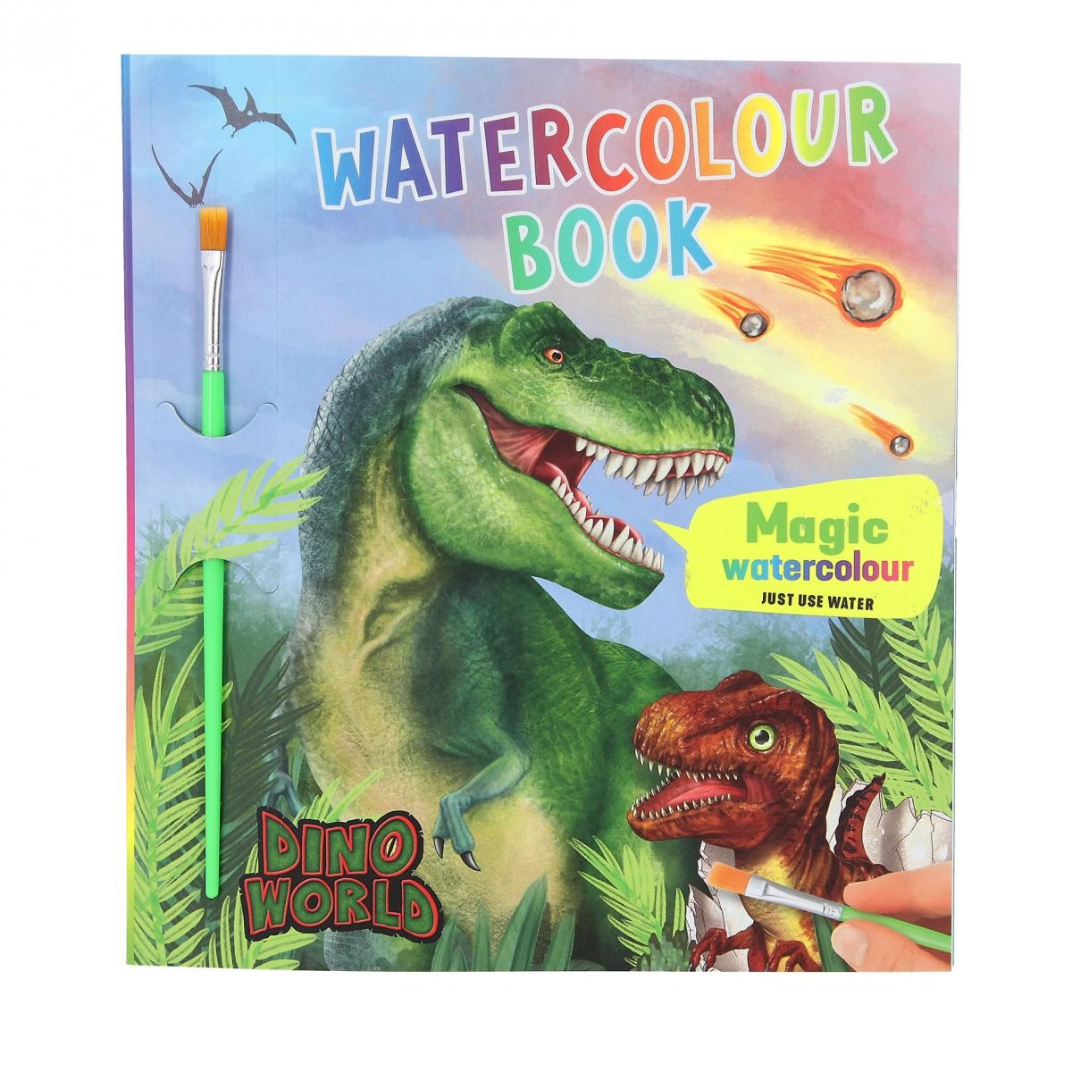 Dino World Watercolour Book