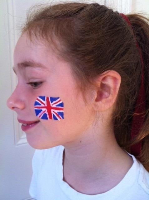 Union Jack Face Paint Kit