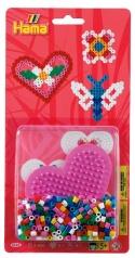 Small Bead Kit - Heart,dragonfly and flower