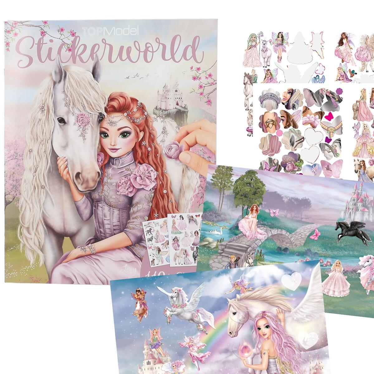 Model Sticker Book TOPModel Stickerworld Lexy Fantasy Viva Vio