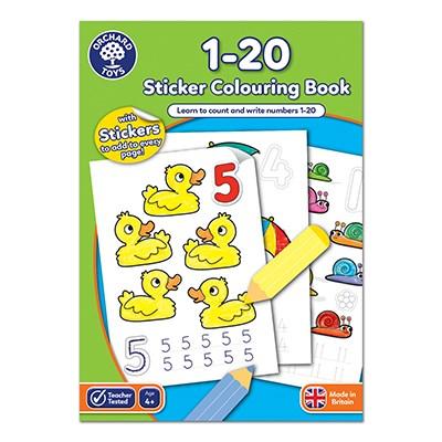 Colouring Book - Numbers 1-20