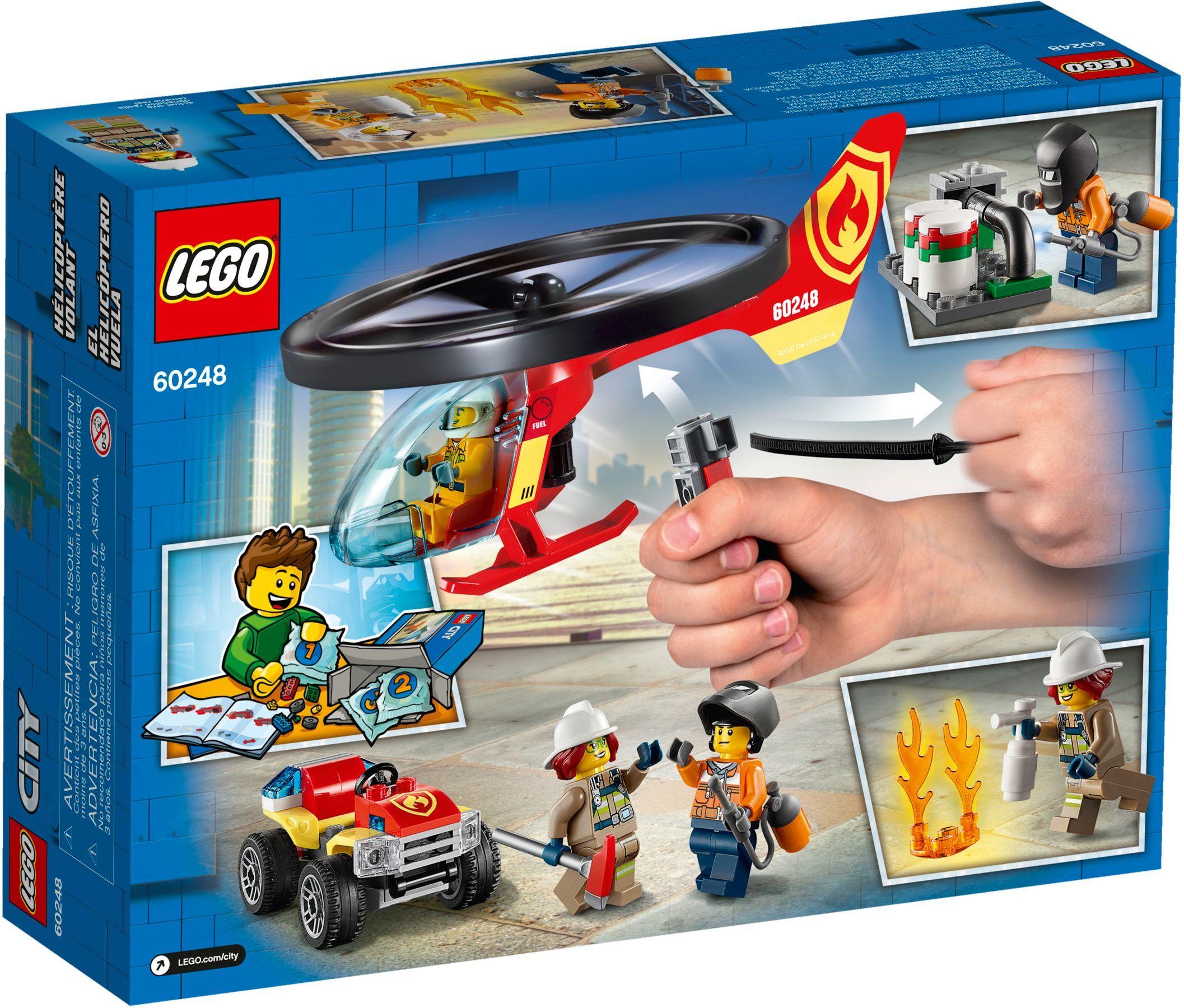 Lego Ripcord Fire Helicopter Response