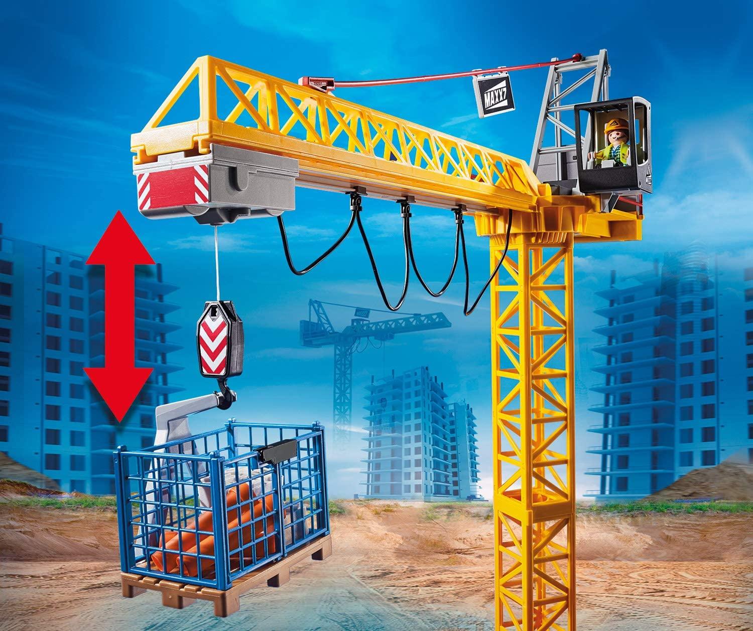 Remote Controlled Crane with Building Section