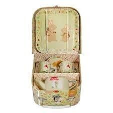 Garden Friends Tea for Two Tin Tea Set