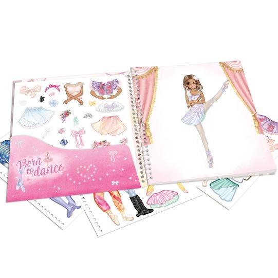 TOPModel Dress Me Up Ballet Sticker Book