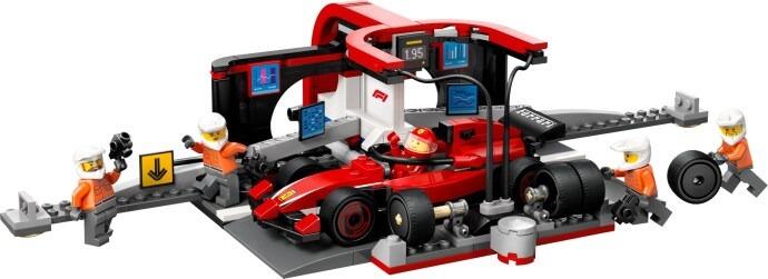 LEGO® City F1® garage and toy race cars playset