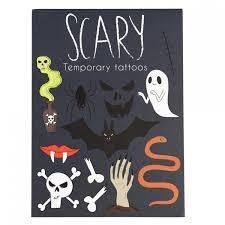 Scary Temporary Tattoos