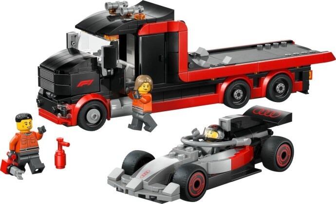 LEGO® City F1® display truck with Audi F1 Race Car