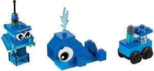Lego blue bricks