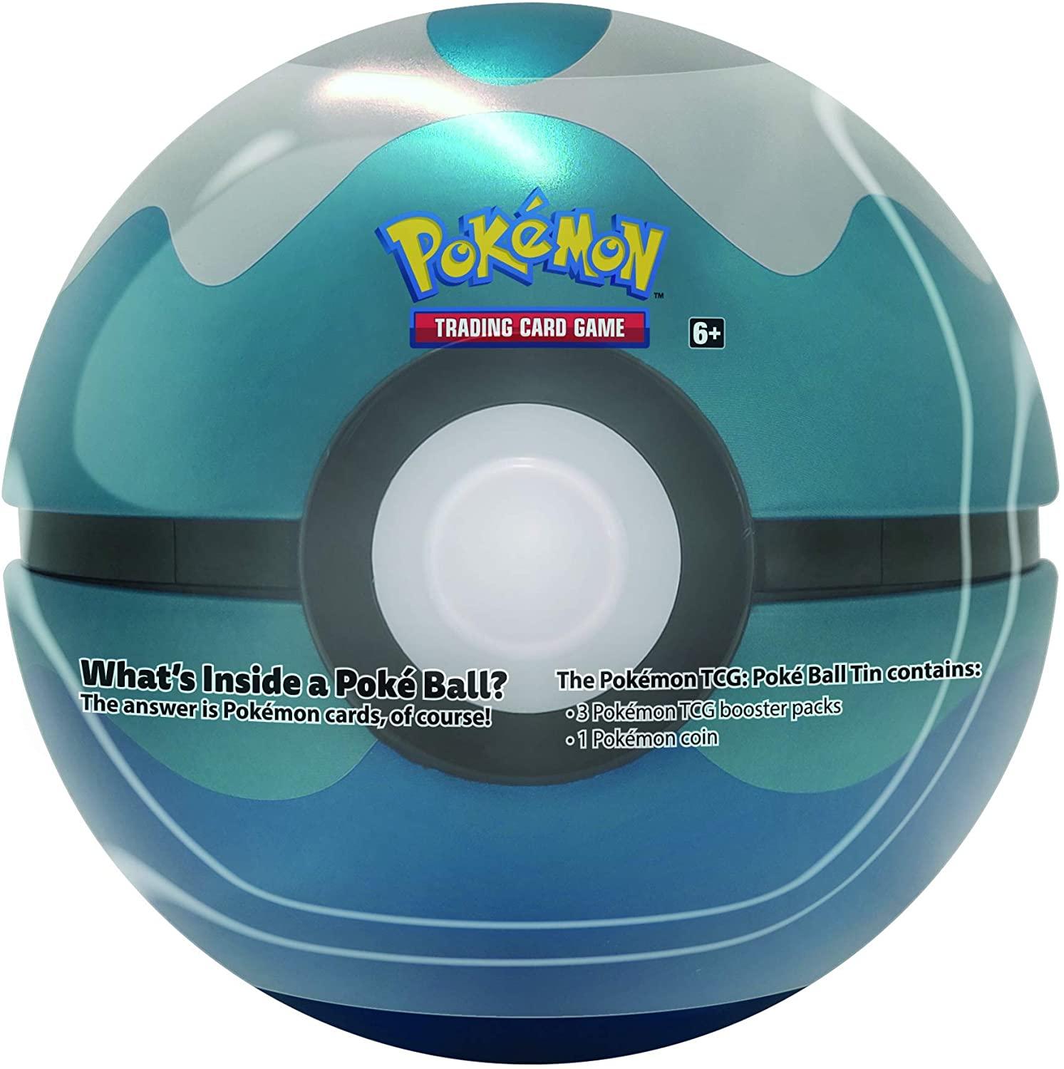 Pokemon TCG Poke Ball Tin Series 9 - Includes 3 Booster Packs & 2 Sticker Sheets
