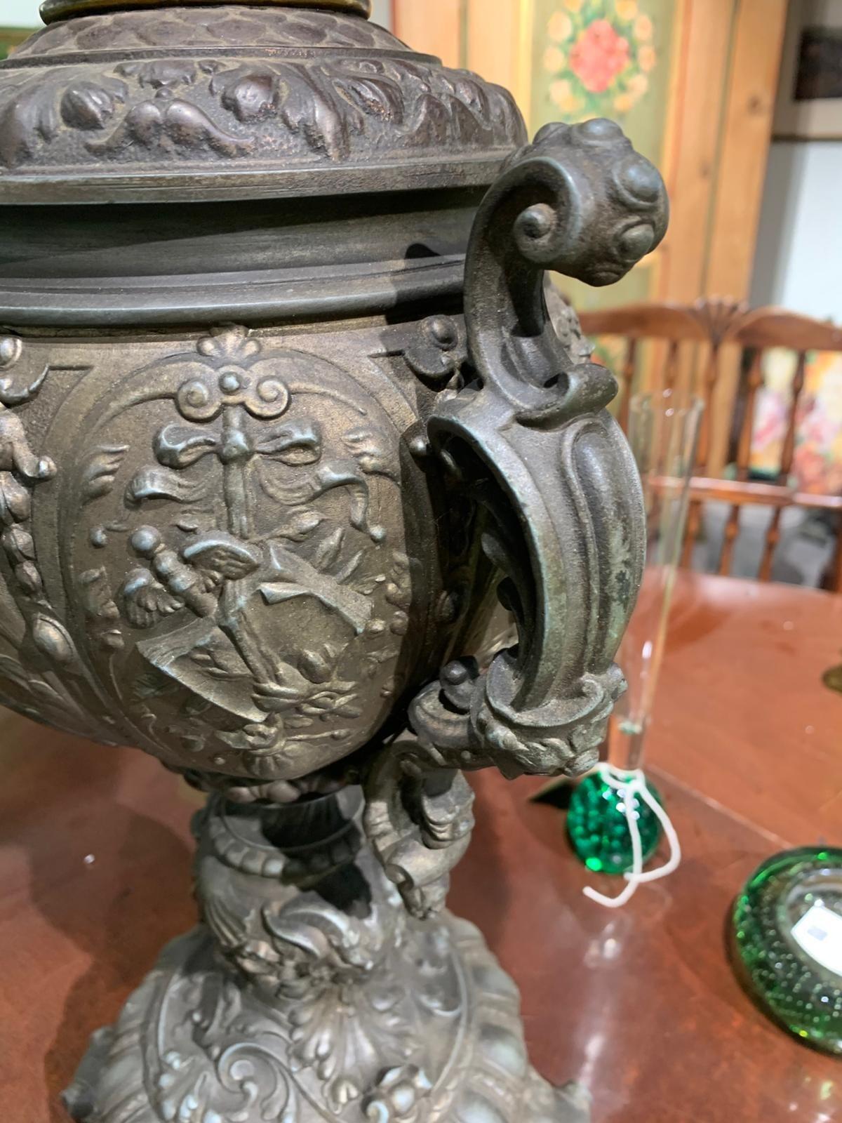 Oil lamp metal (CONVERTED TO ELECTRIC)  (UNTESTED)