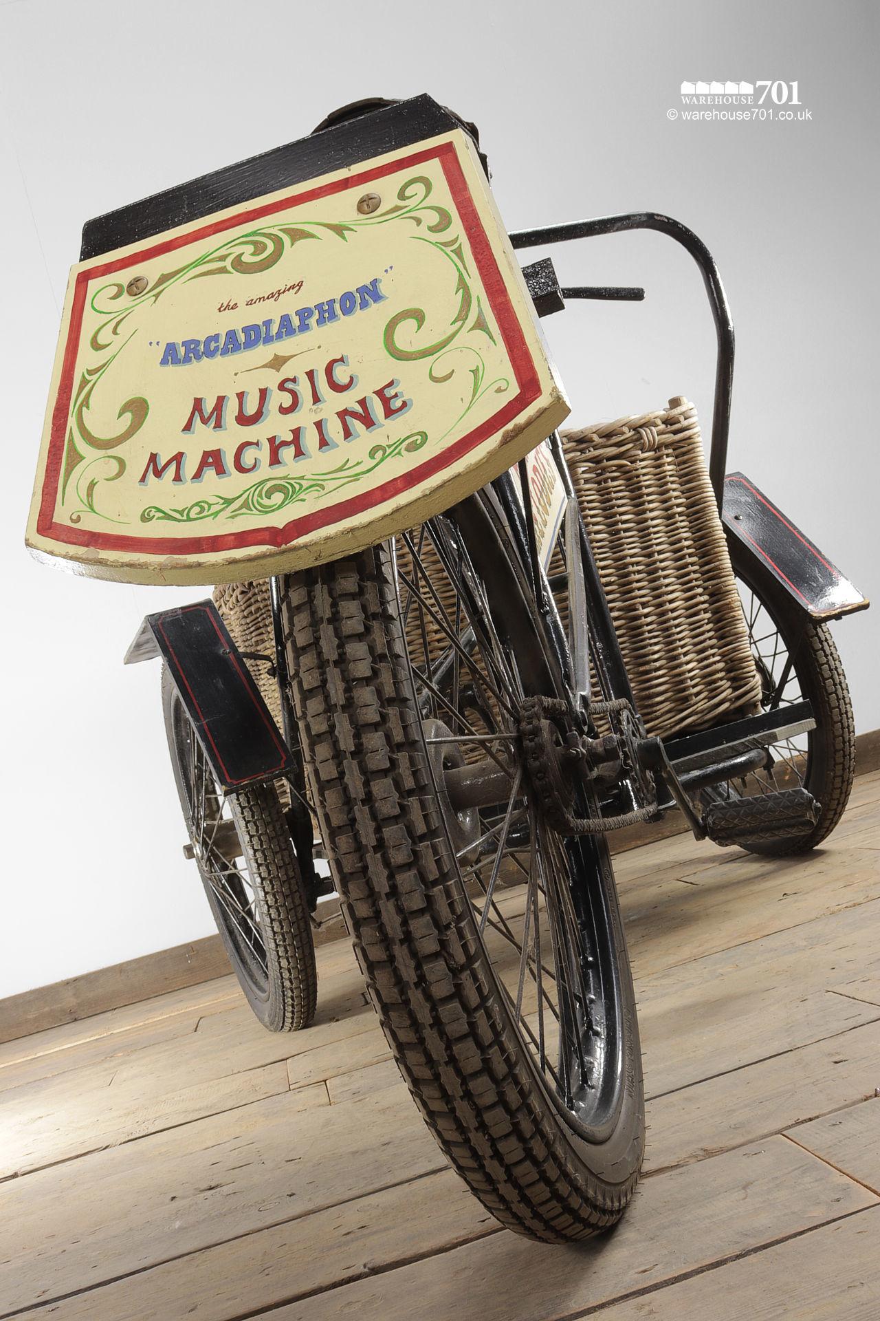 Old 1930's Three-Wheel Ice Cream Vendors Tricycle #10