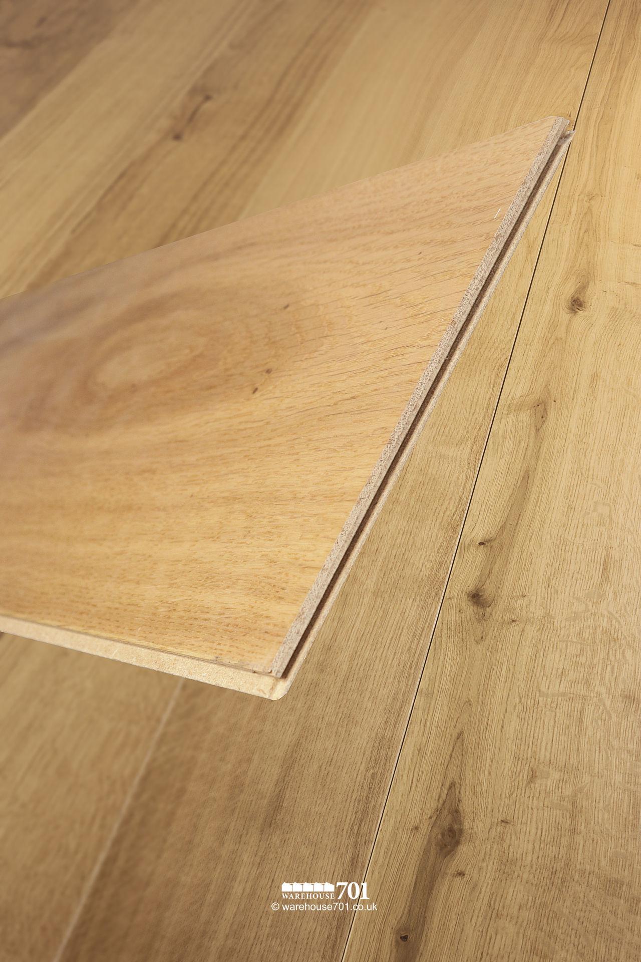New 'Rustic' Engineered Natural Oak Wood Flooring #5