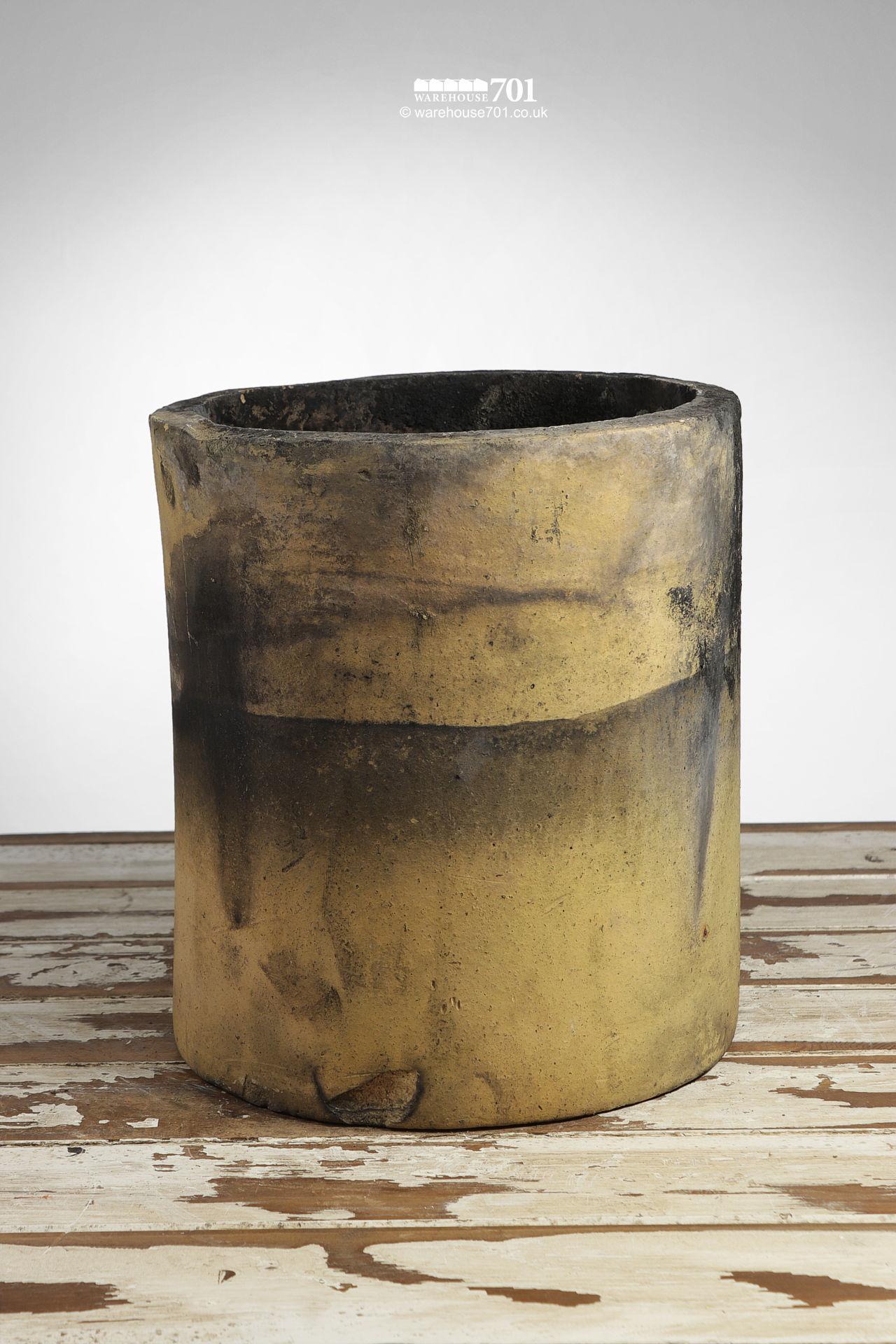 Vintage Plain Buff Colour Chimney Pot #1