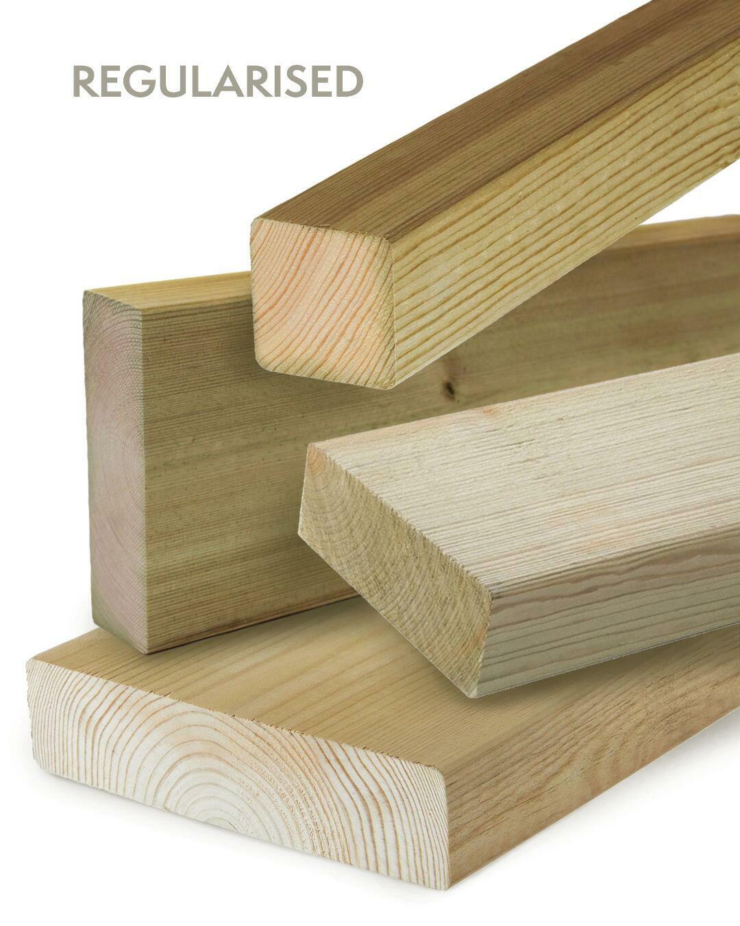 Timber REGULARISED 125mm x 47mm x 4.8m Treated
