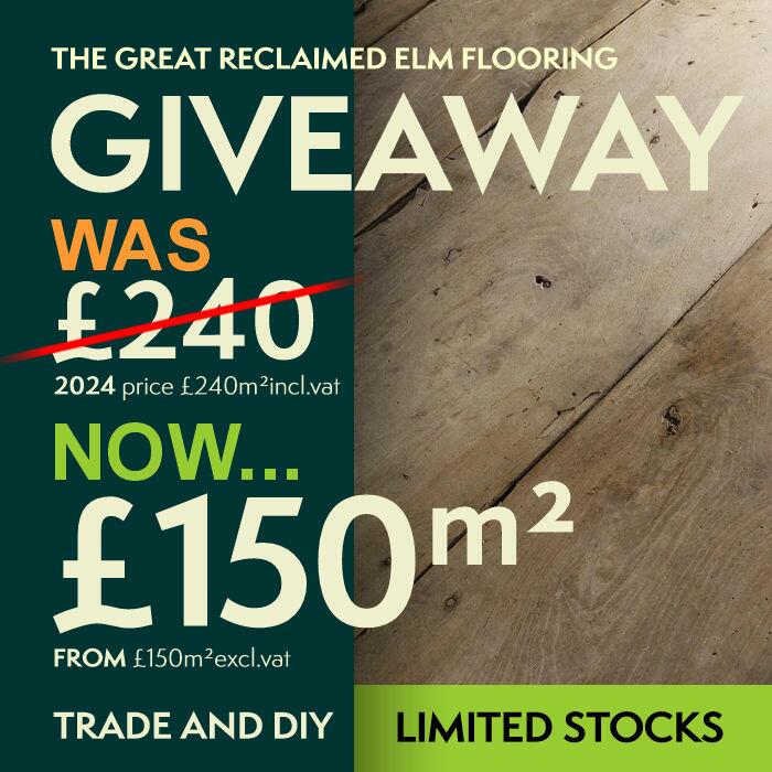 big savings on reclaimed elm flooring