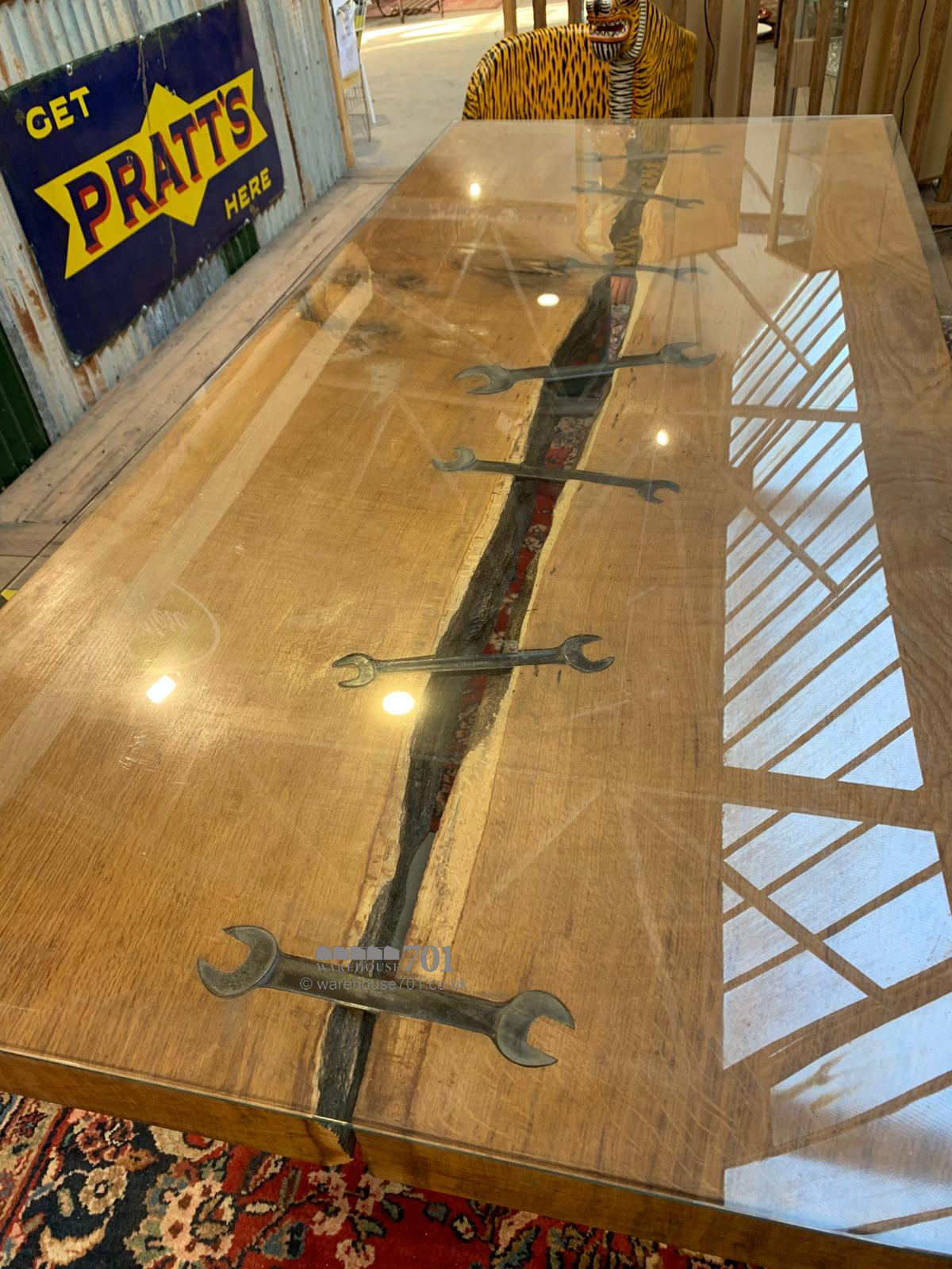 701 Original solid oak with British Small Arms Company spanners