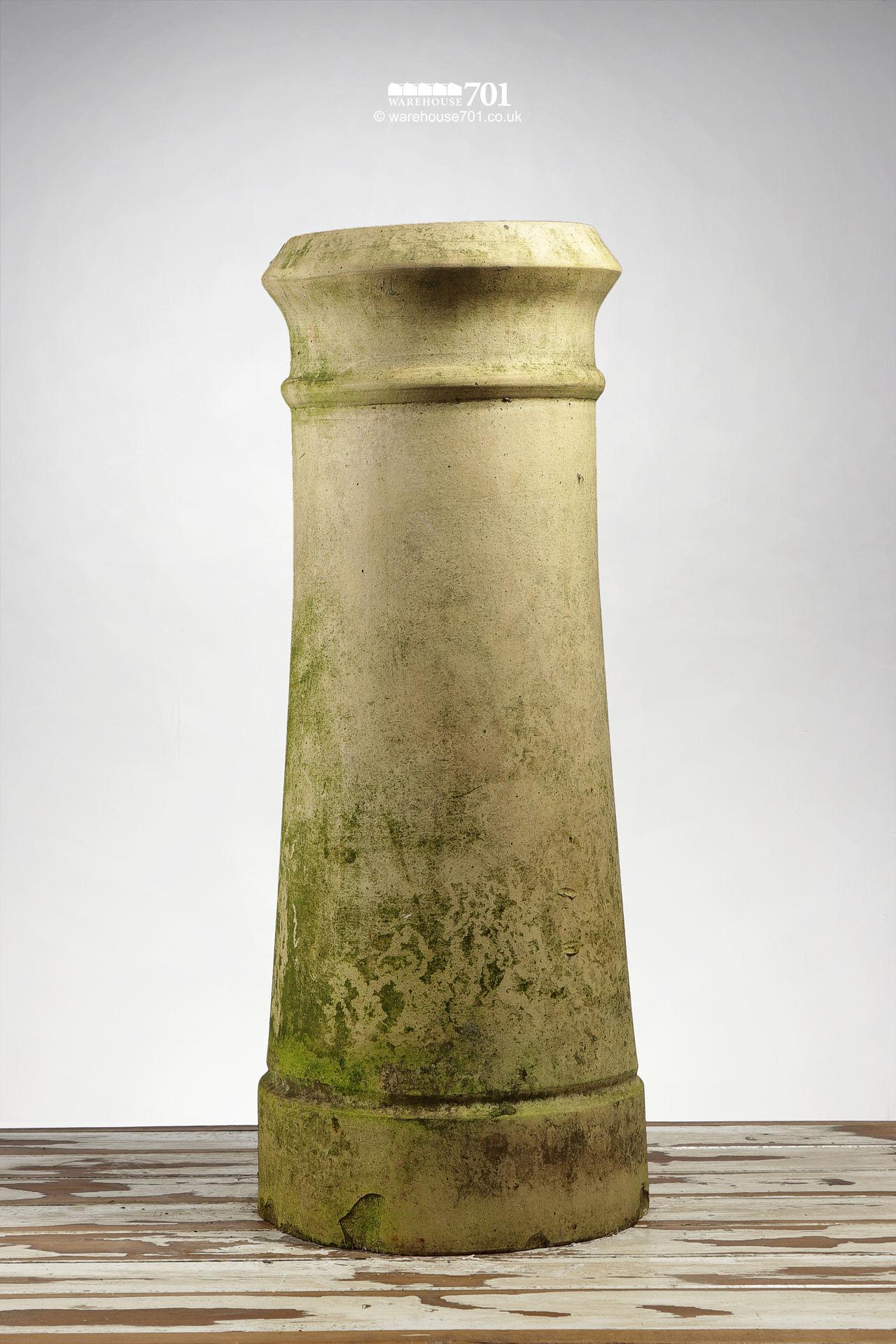 Cream Tapered Cannon Mouth Chimney Pot #2