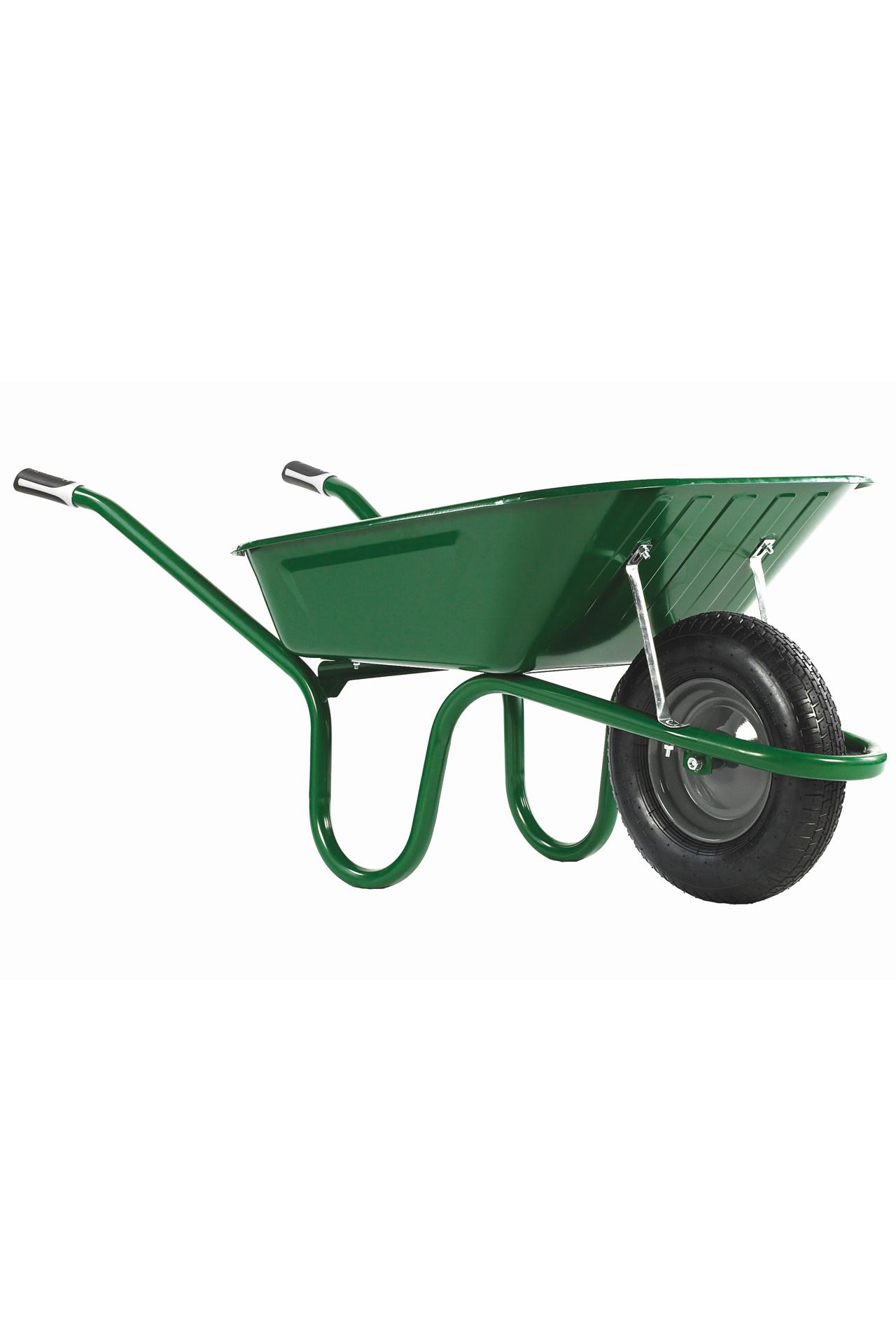 Haemmerlin Original Green Metal 90L Pneumatic Wheel Wheelbarrow #3