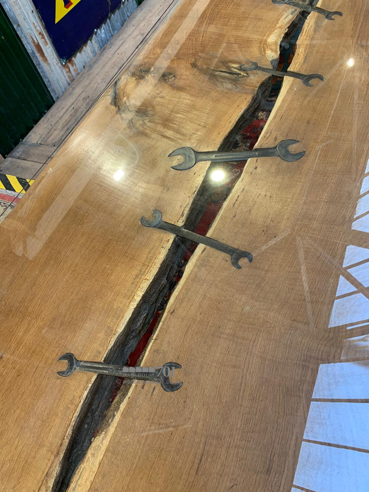 701 Original solid oak with British Small Arms Company spanners