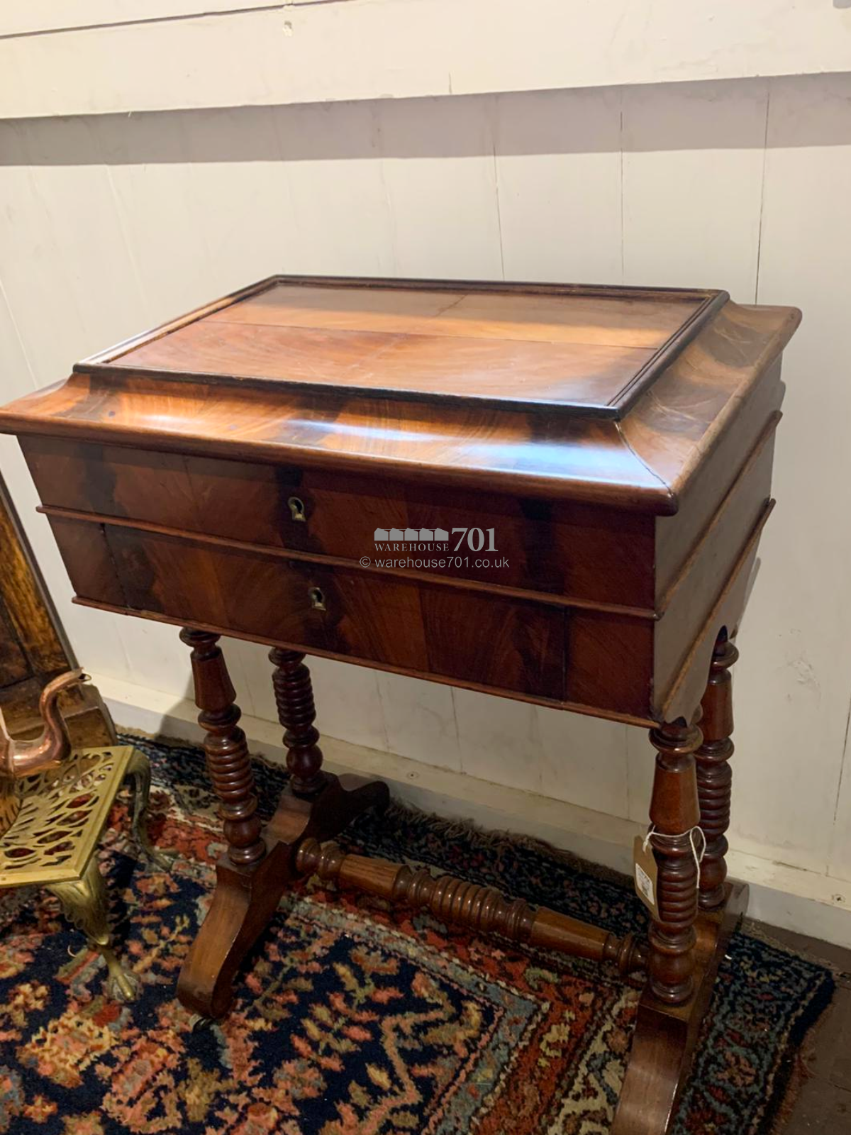 Victorian Work Table Victorian Walnut work table