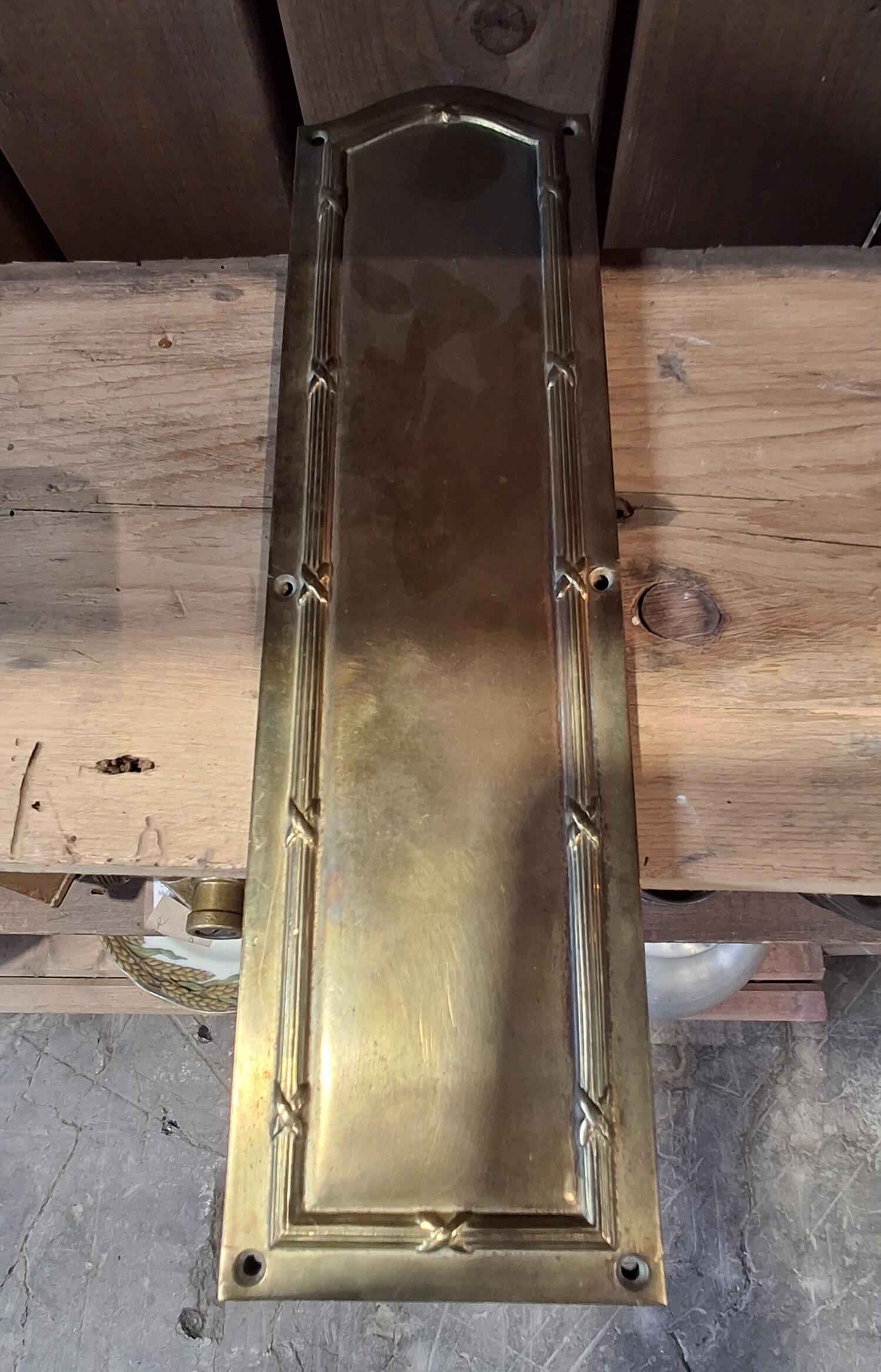 Vintage Brass Finger Plate BAM290