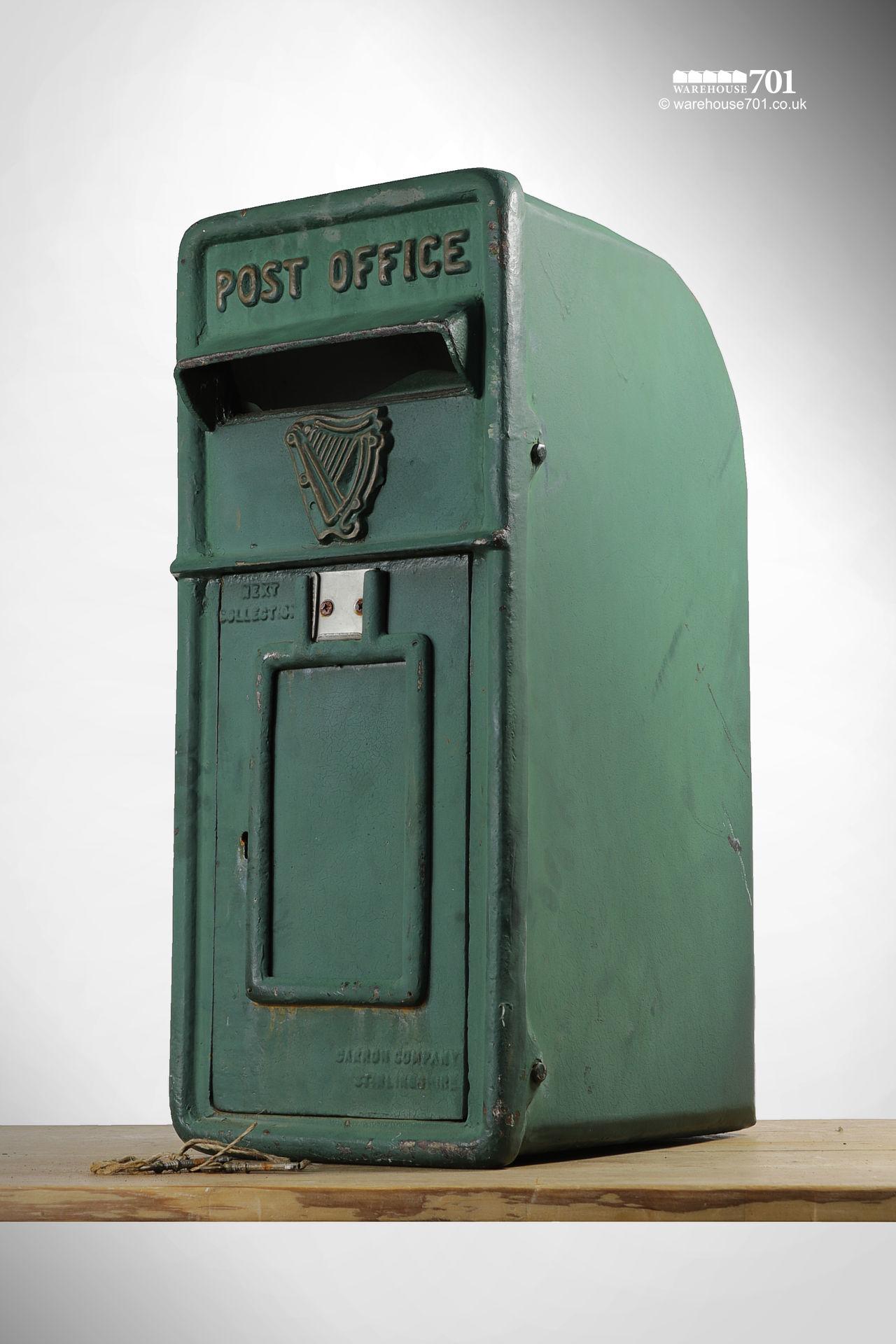 Vintage Style Green Cast Iron Irish Post Box #2