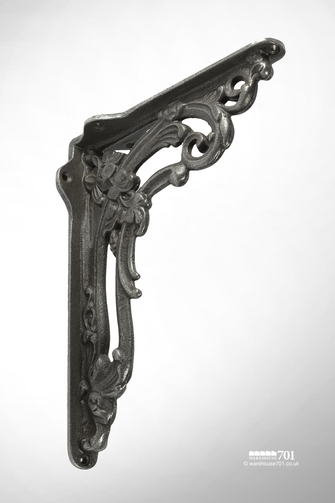 New Cast Iron Shelf Bracket with a Victorian Flower Design