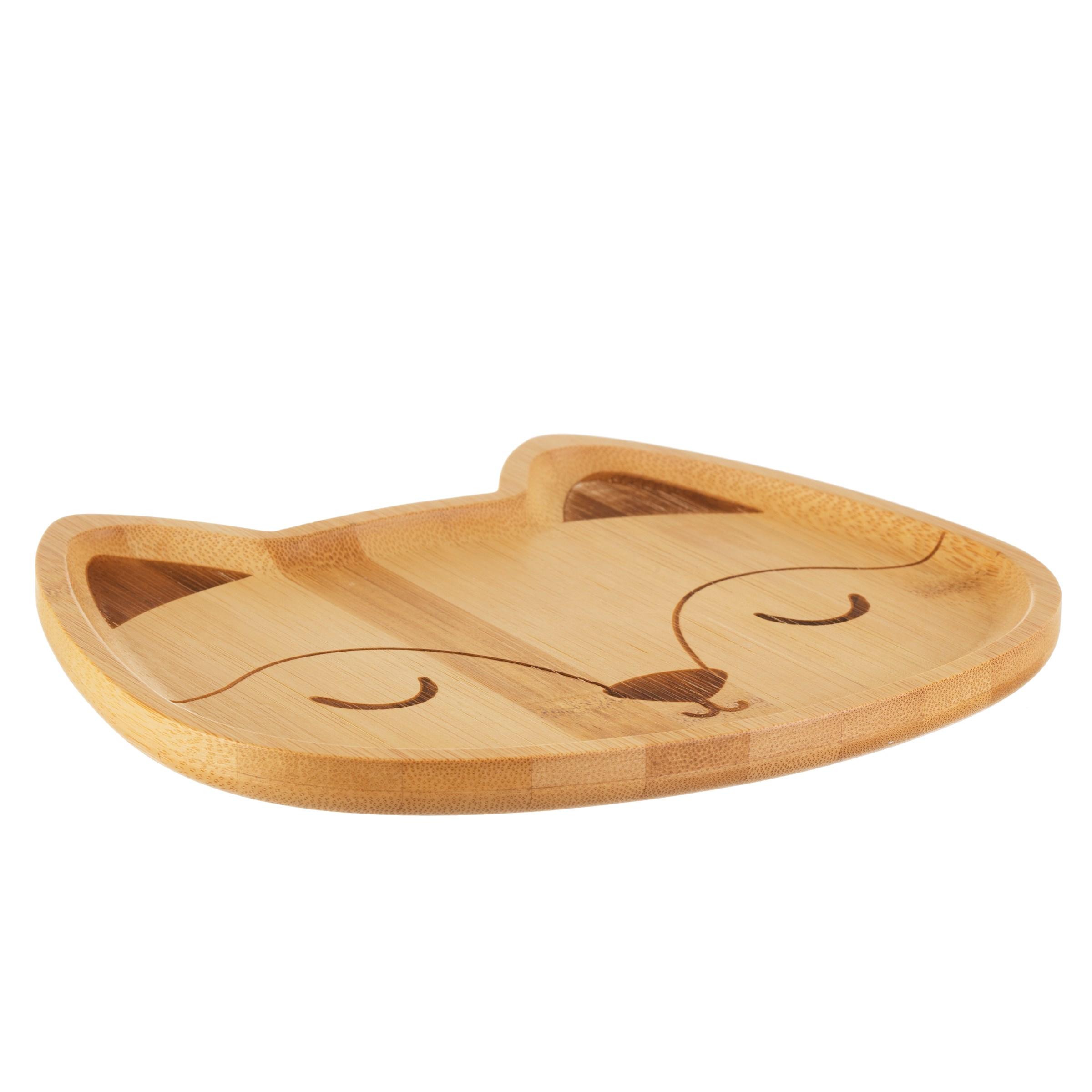 NEW Woodland Fox Bamboo Plate