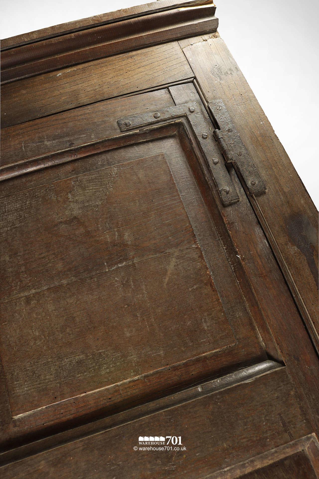 Pair of reclaimed Oak Cupboard Doors with Frame Surround