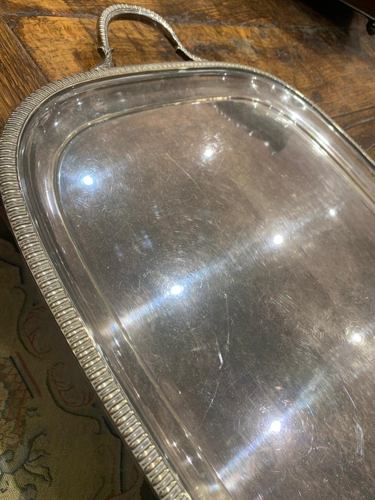 Vintage Mappin & Webb silber plate tray