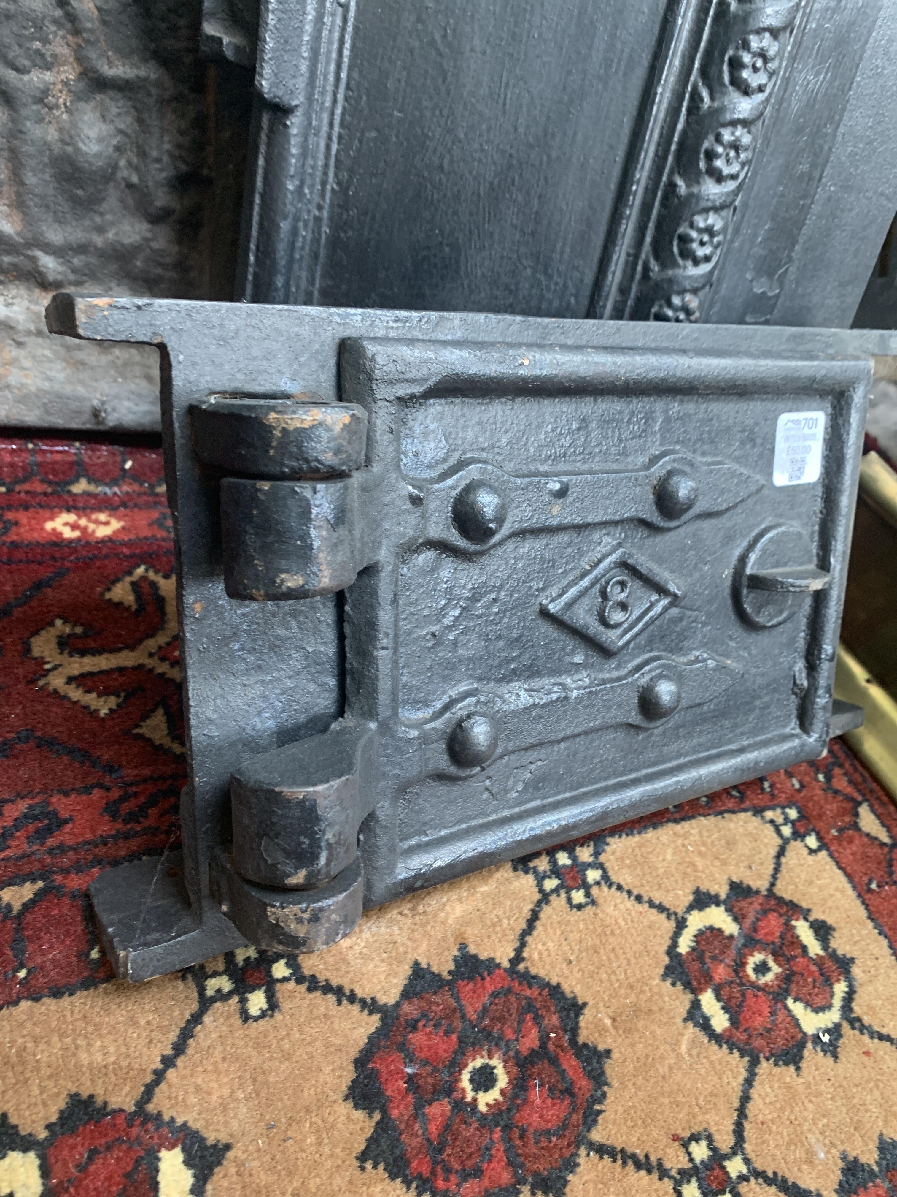 Reclaimed Cast Iron Bread Oven Door