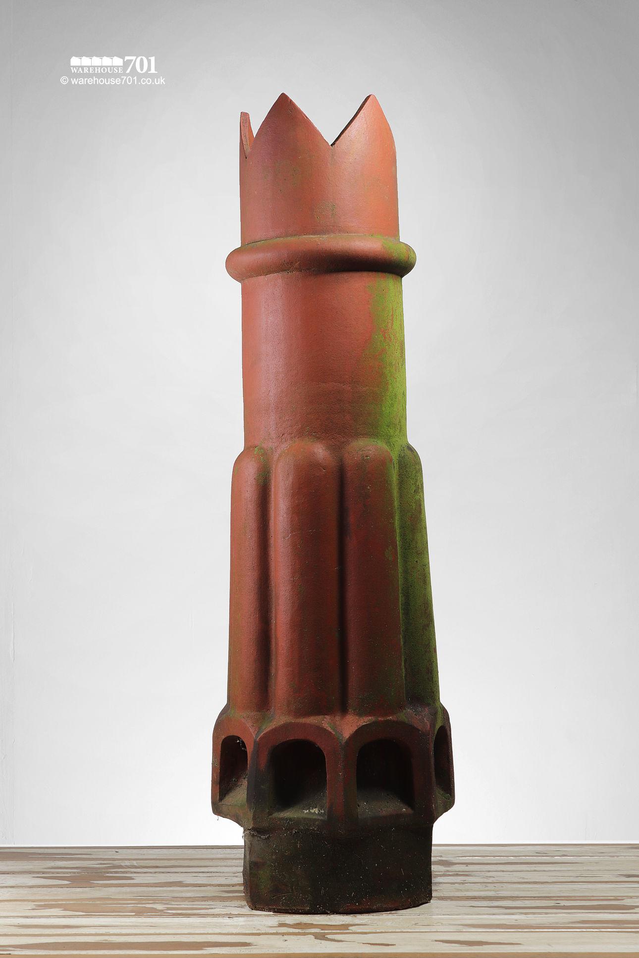 Grand Fluted and Vented Crown Chimney Pot #2