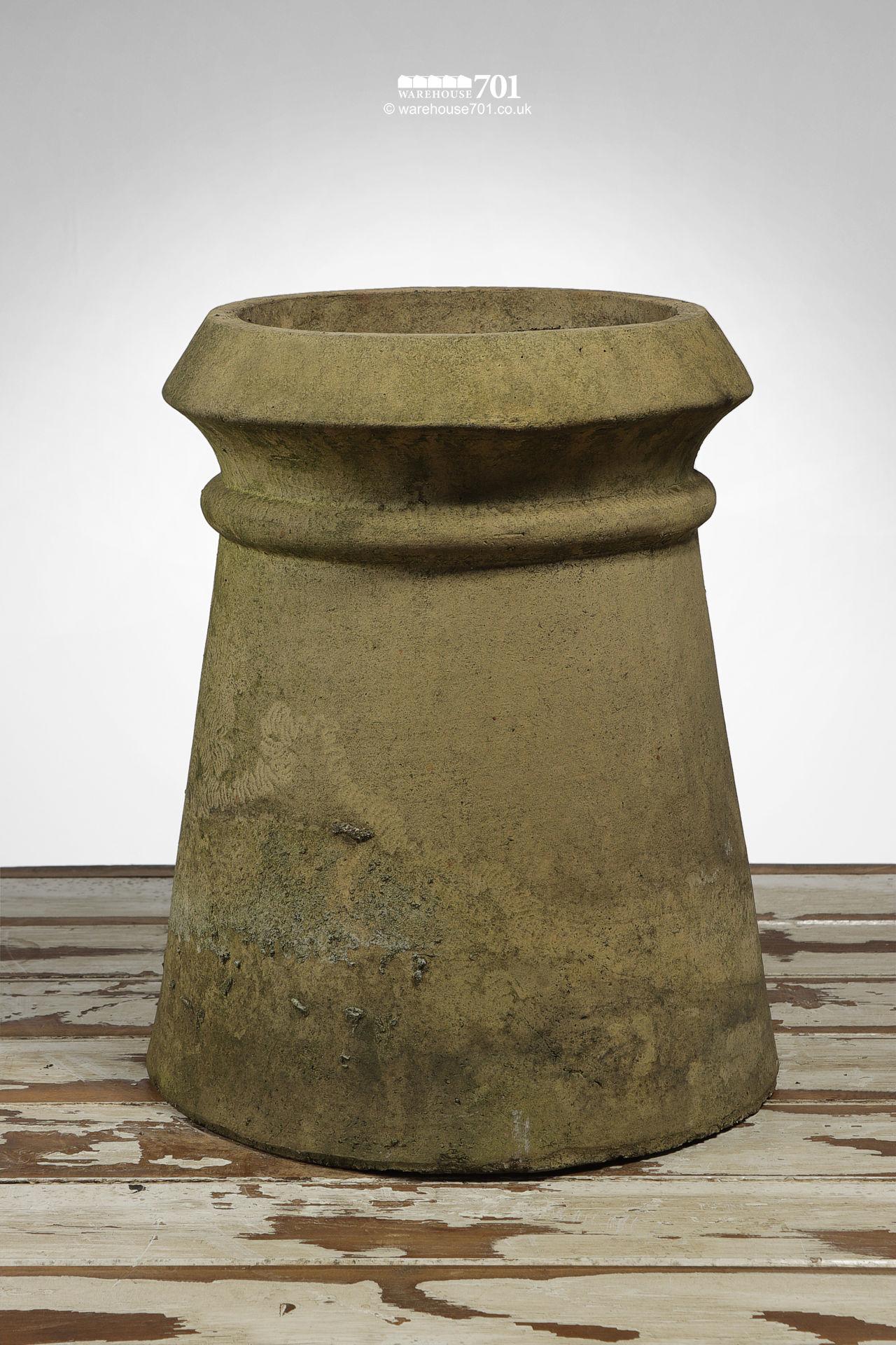 Old Short Buff Colour Cannon Chimney Pot