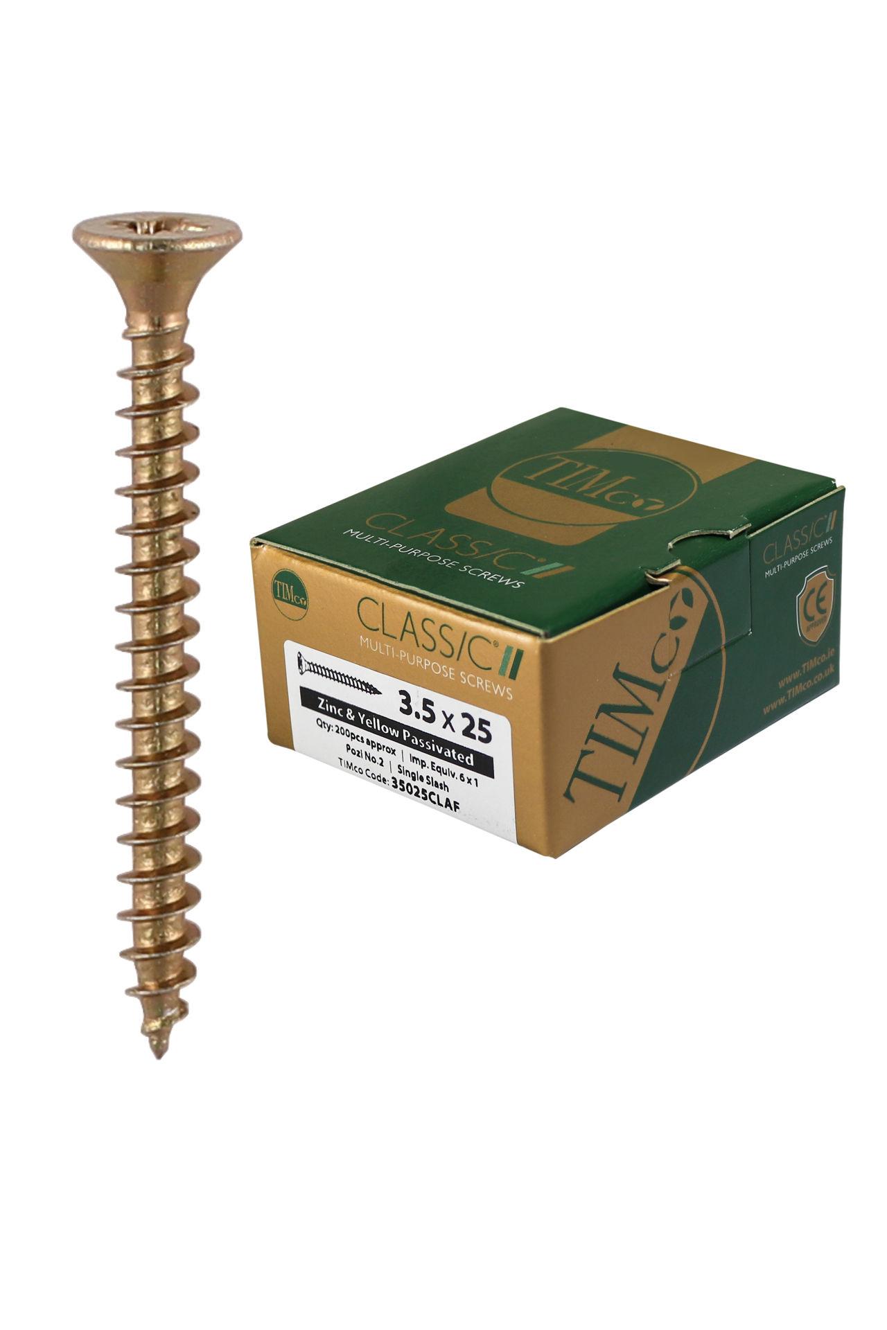 Classic Multi-Purpose Screws for Fixing Wood, Metal, MDF, Chipboard, Softwood and Hardwood #3