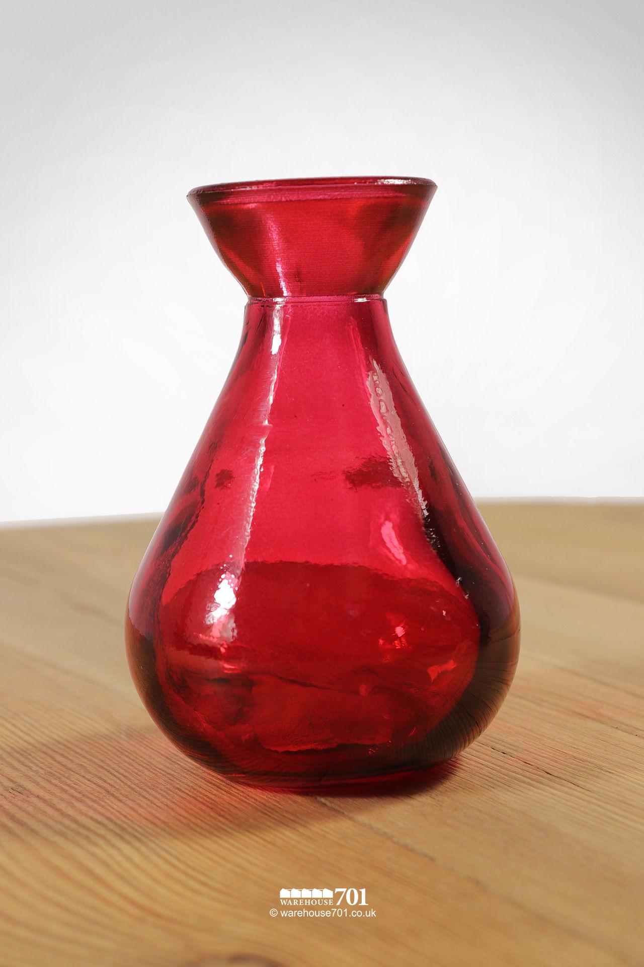 Small Recycled Glass Coloured Vase #2