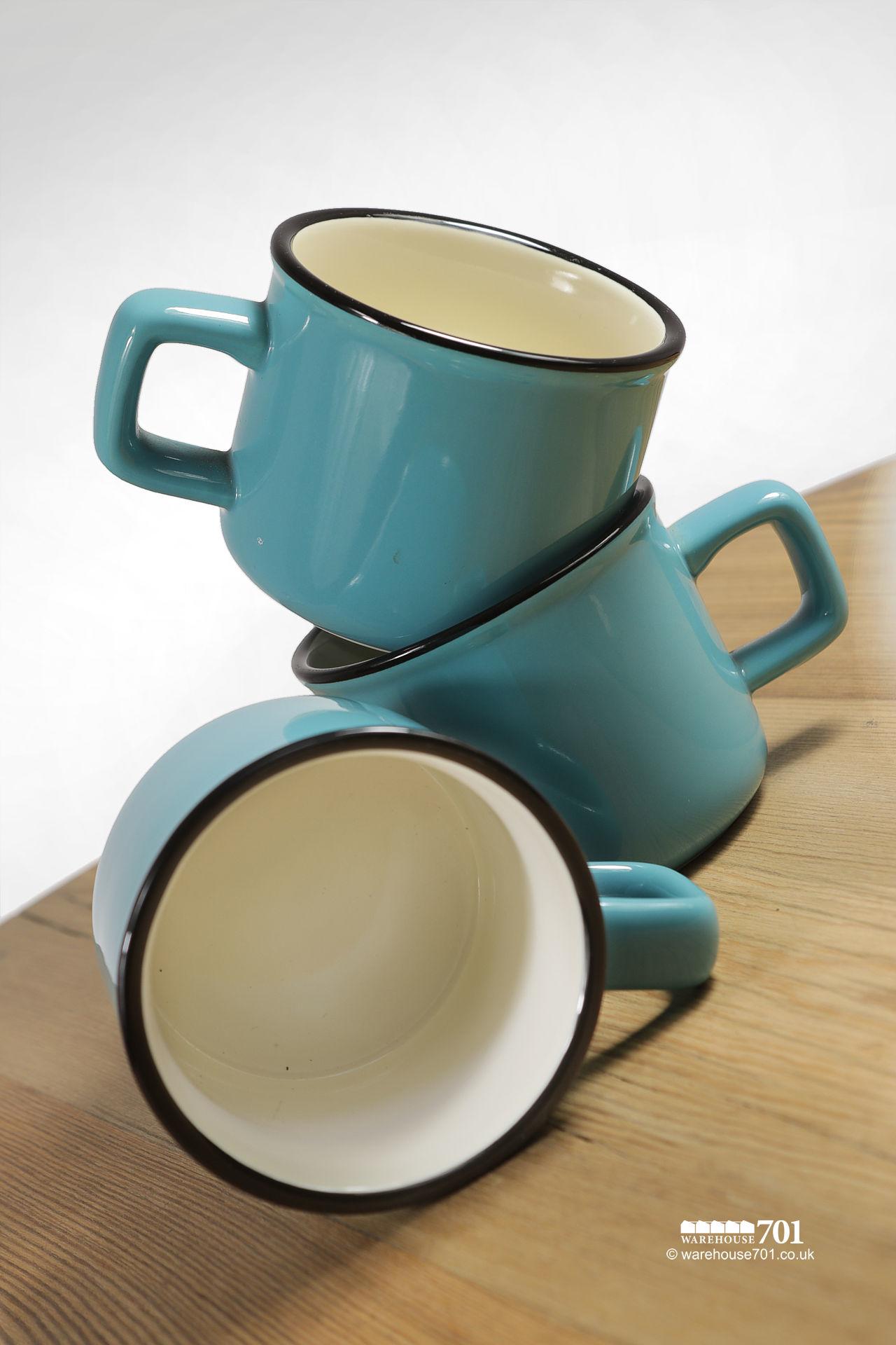 Blue and White Ceramic Espresso Coffee Mug