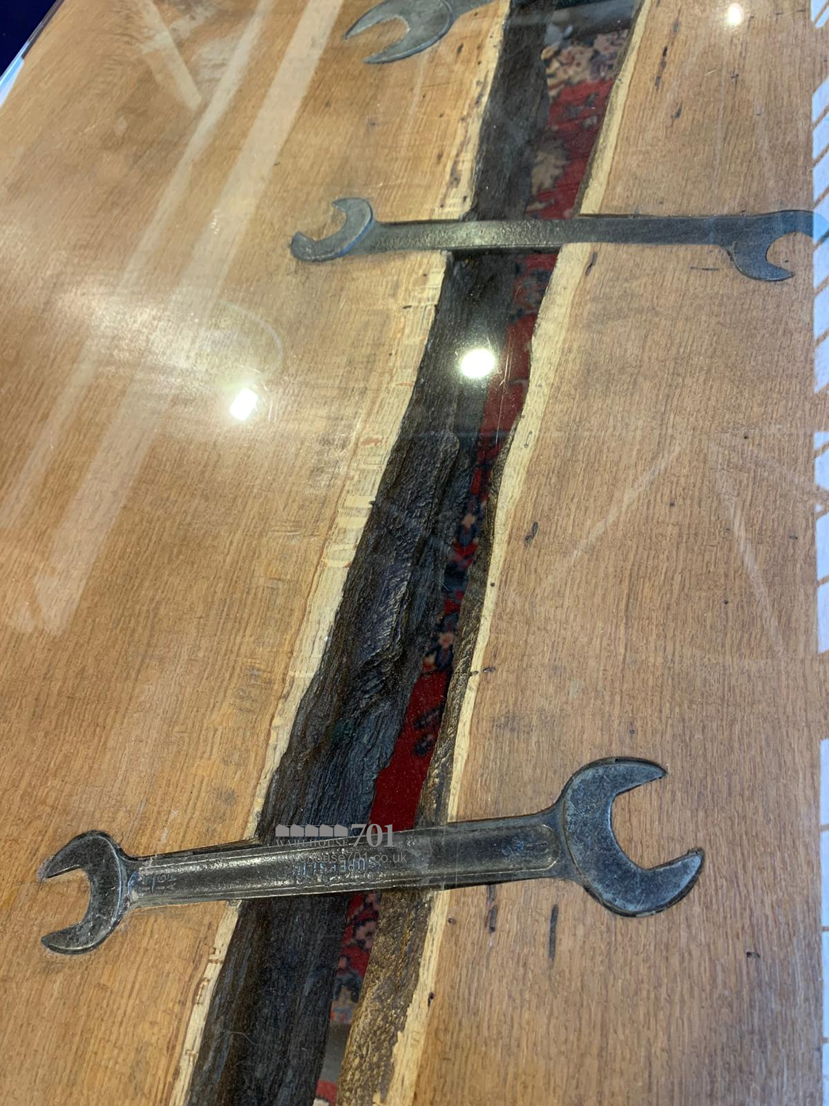 701 Original solid oak with British Small Arms Company spanners