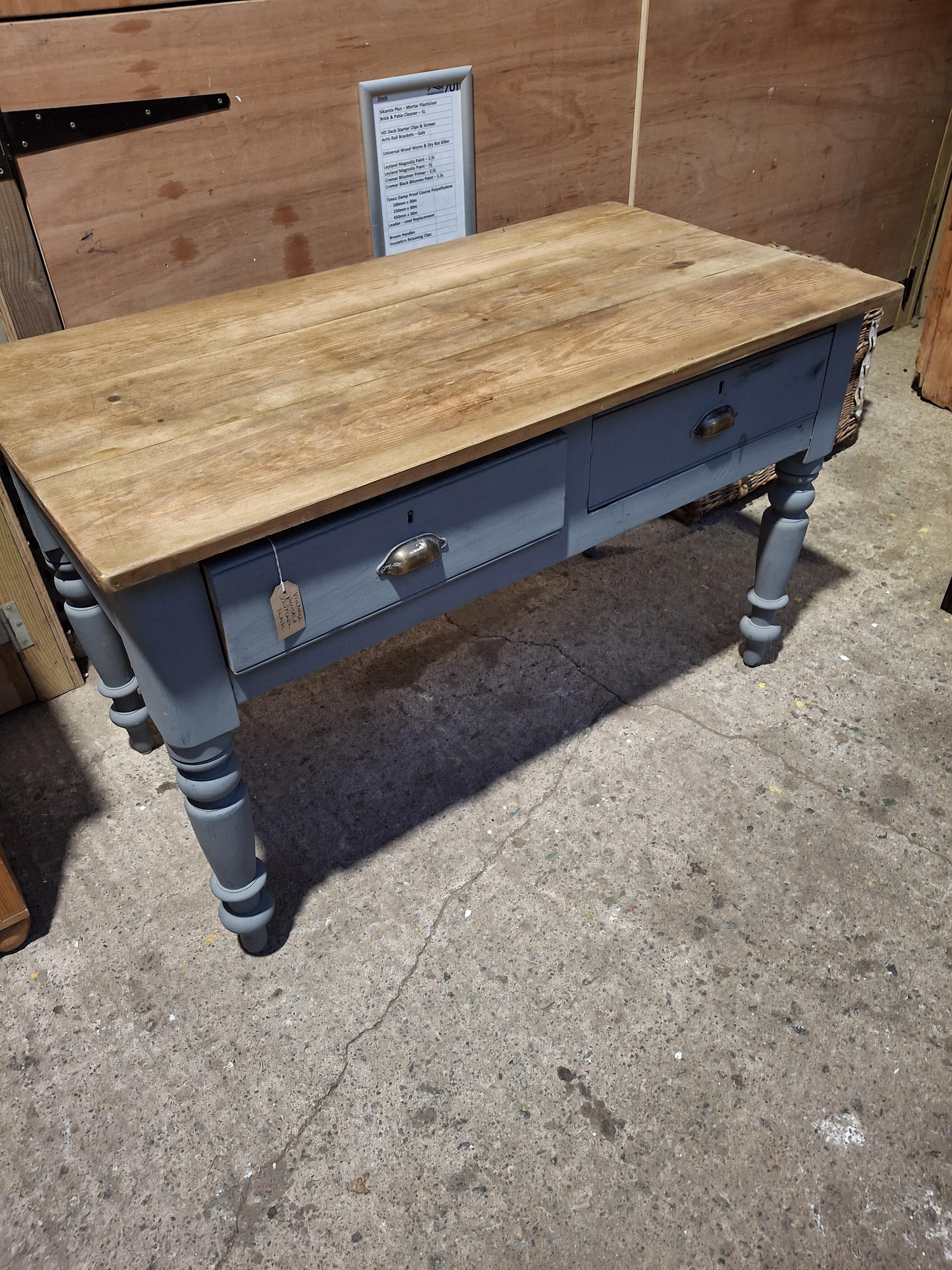 Vintage painted kitchen table