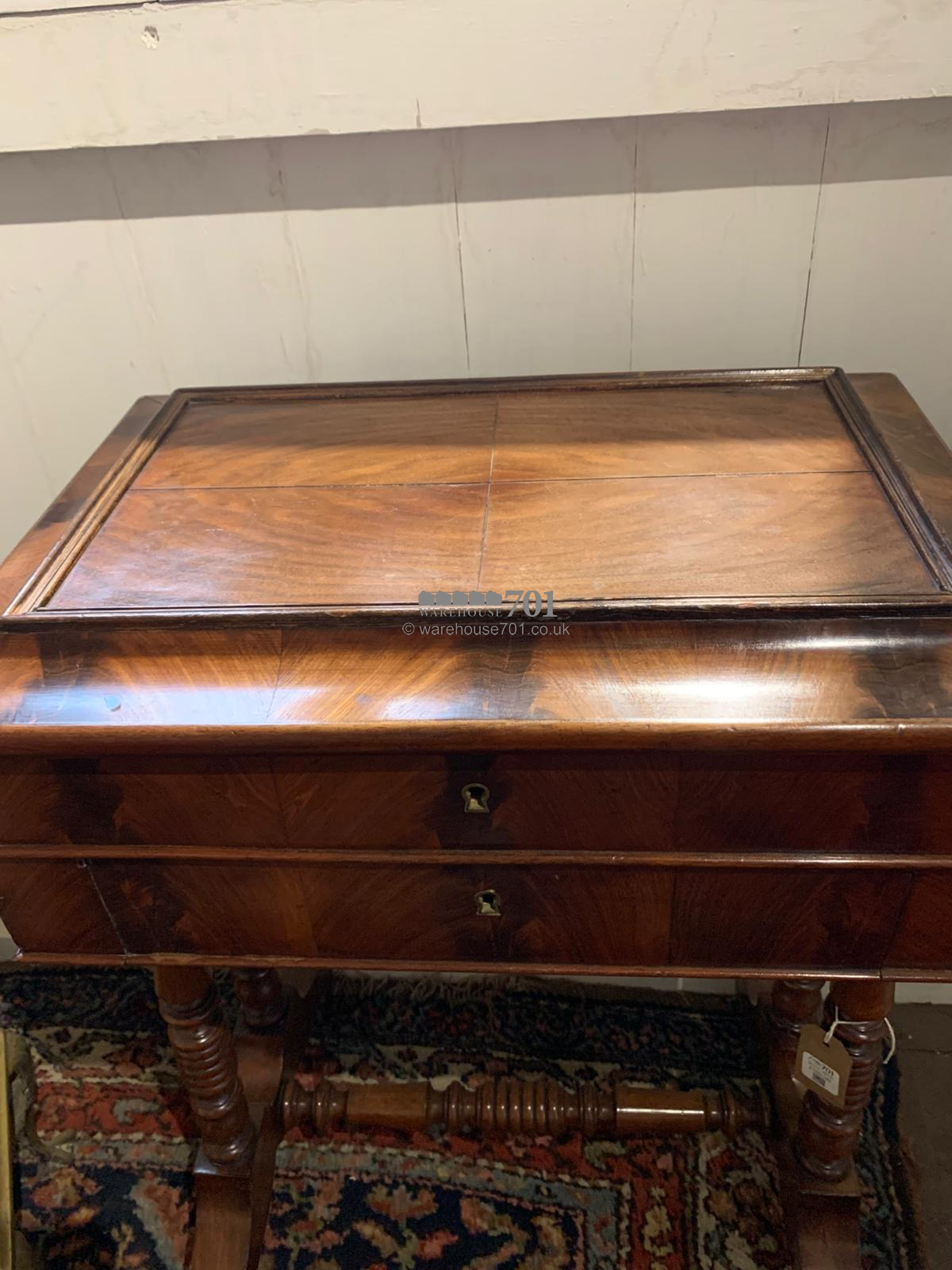 Victorian Work Table Victorian Walnut work table