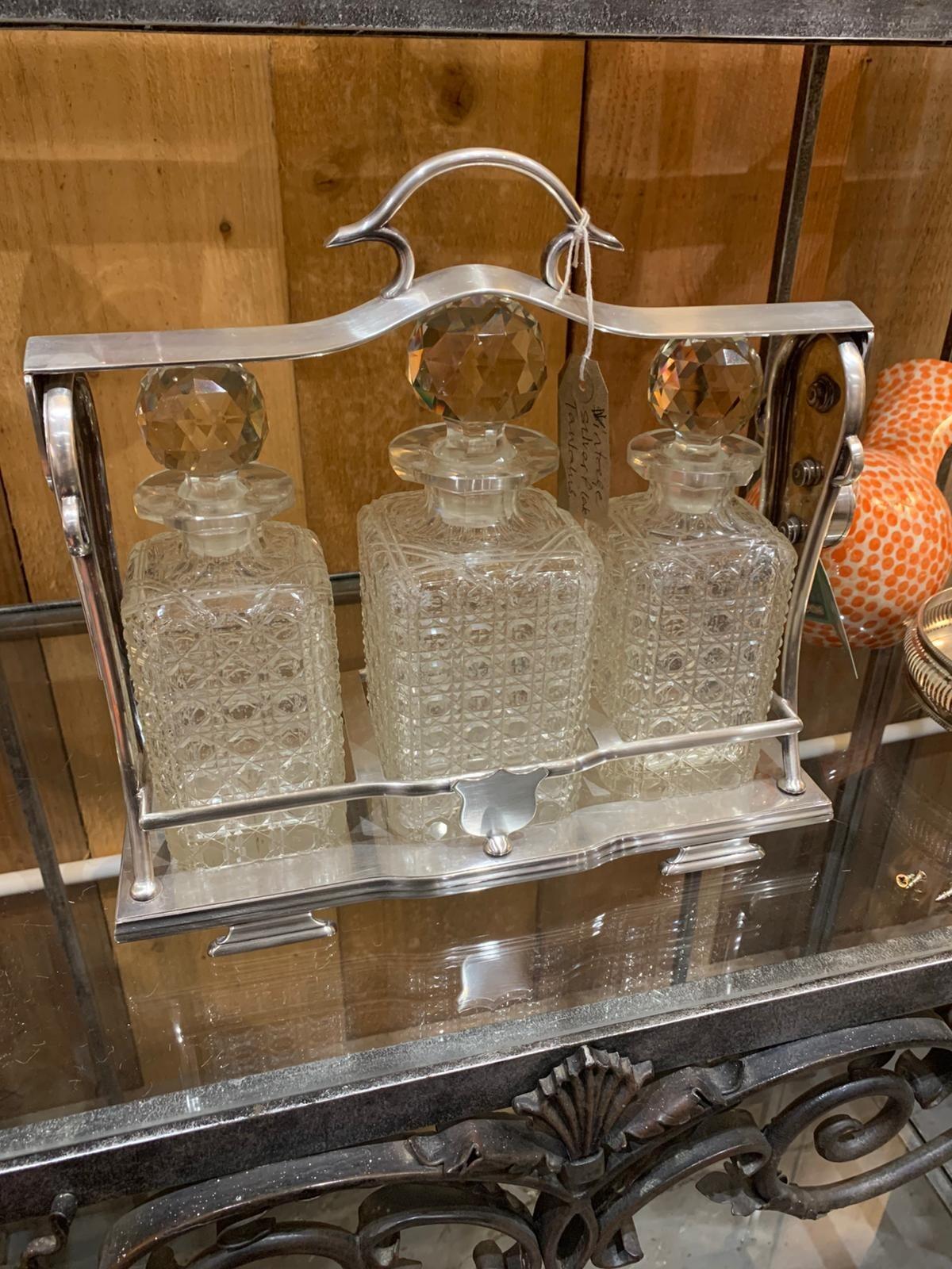 Silver plate Tantalus