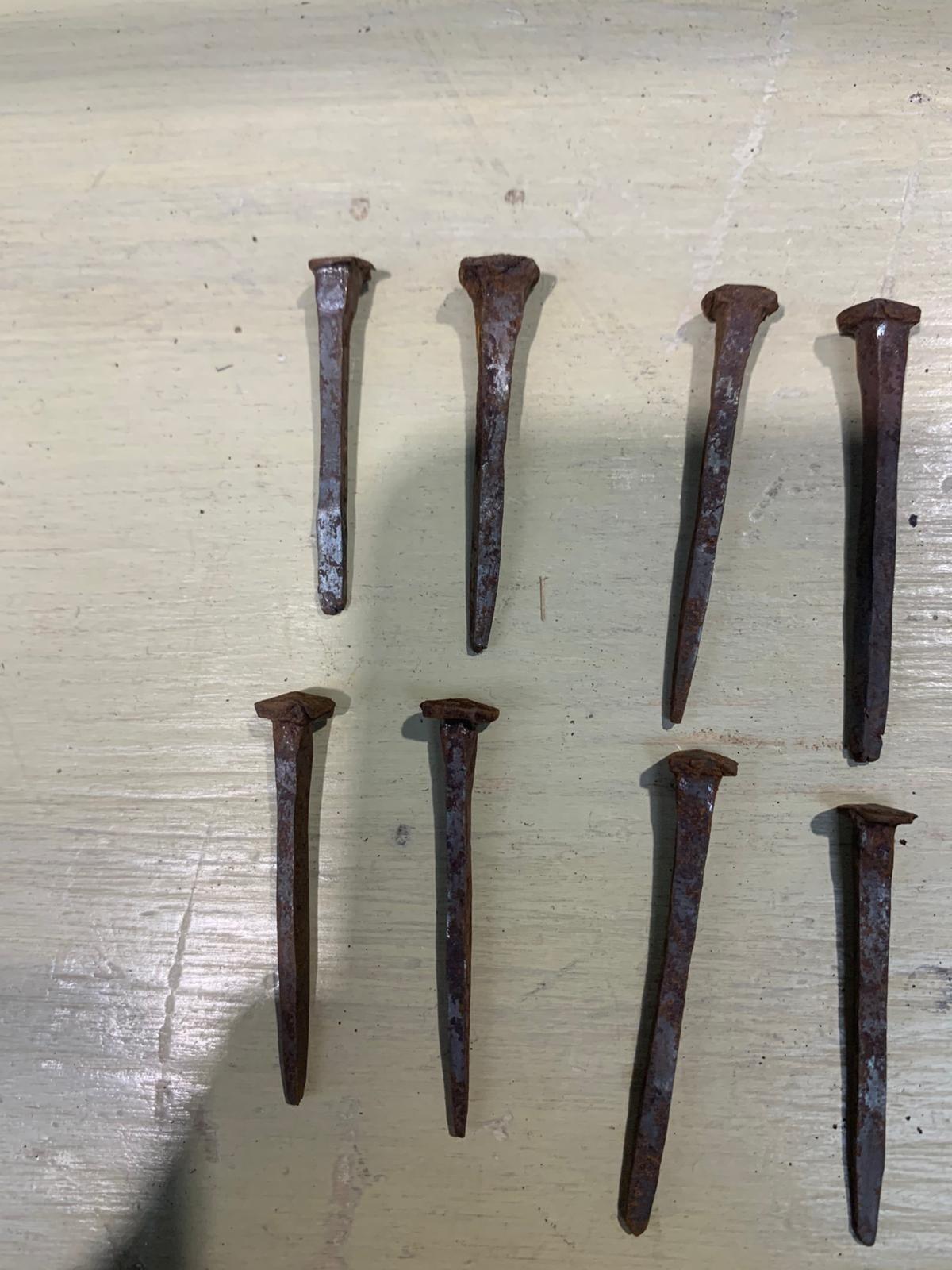 Blacksmith Made Nails set of 10