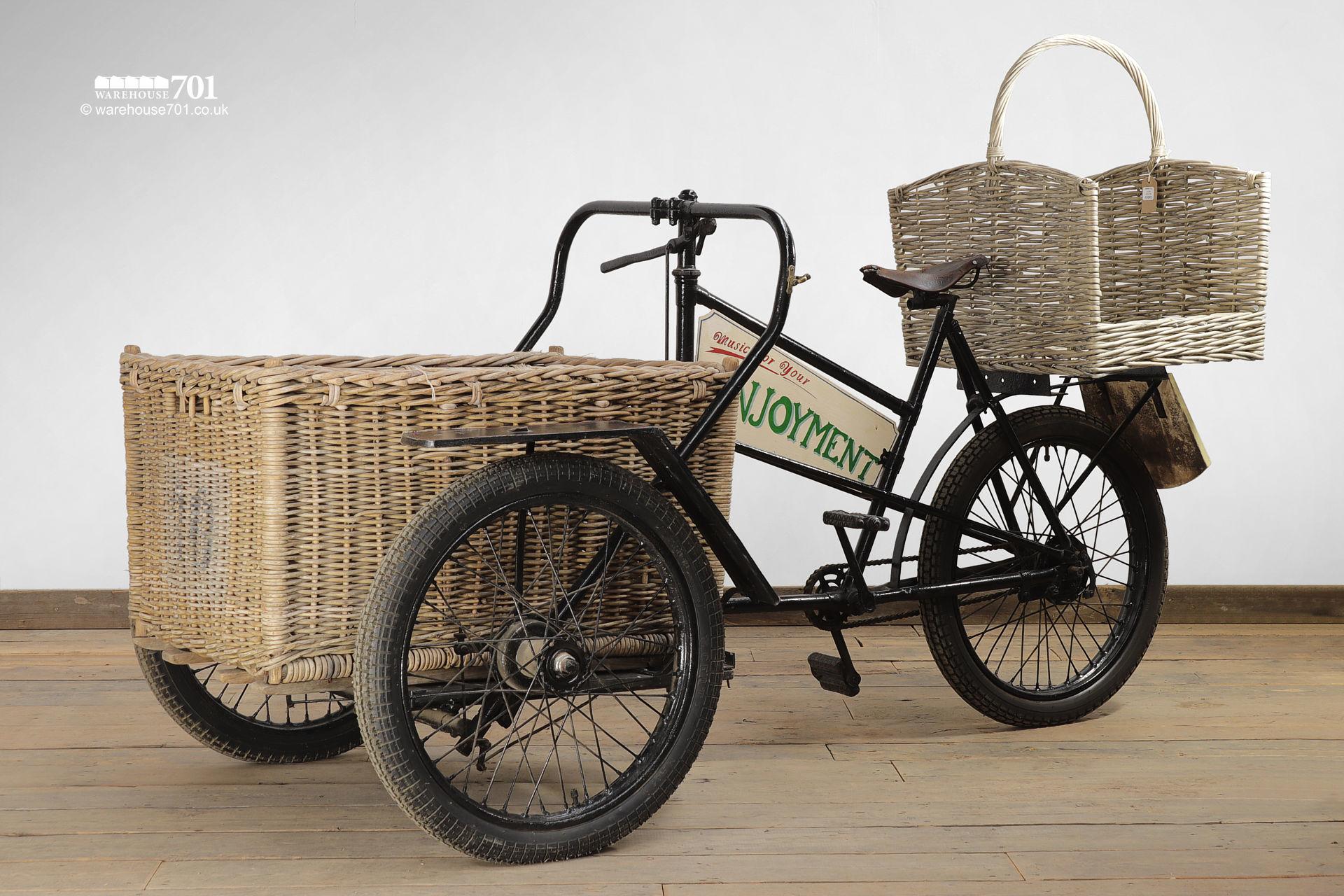 Old 1930's Three-Wheel Ice Cream Vendors Tricycle #4