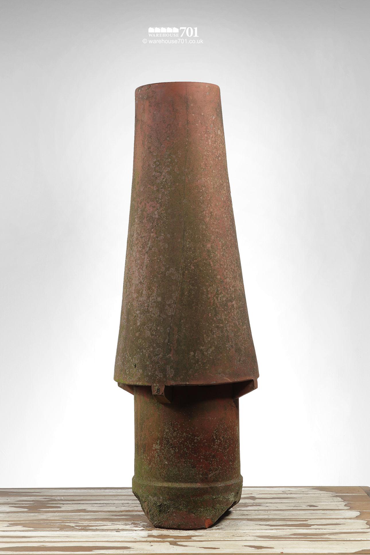 Large Reclaimed Conical Vented Chimney Pot