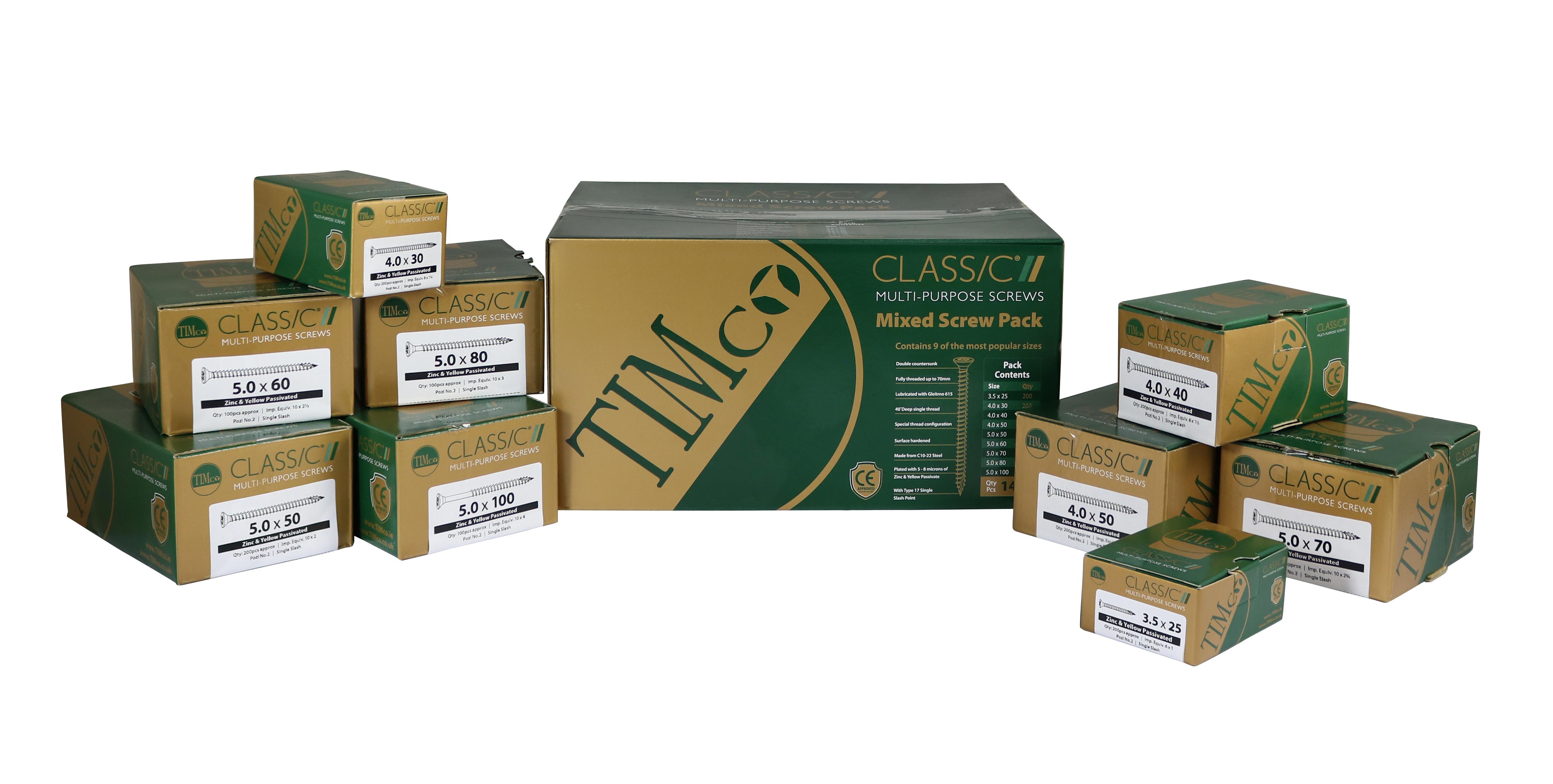 Classic Multi-Purpose Screws for Fixing Wood, Metal, MDF, Chipboard, Softwood and Hardwood #4