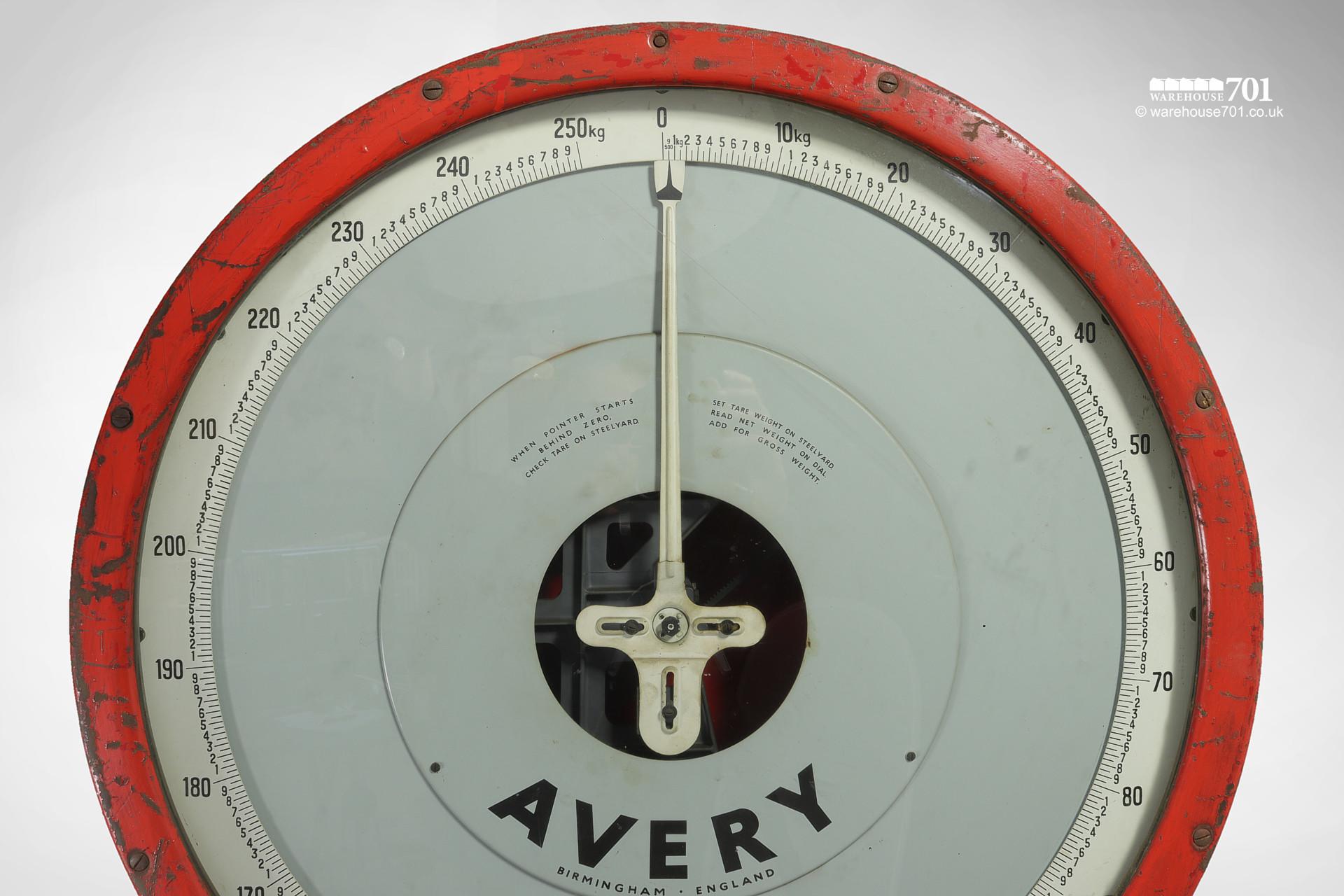 Salvaged Working Large Avery Scales from a Factory or Post Office #5
