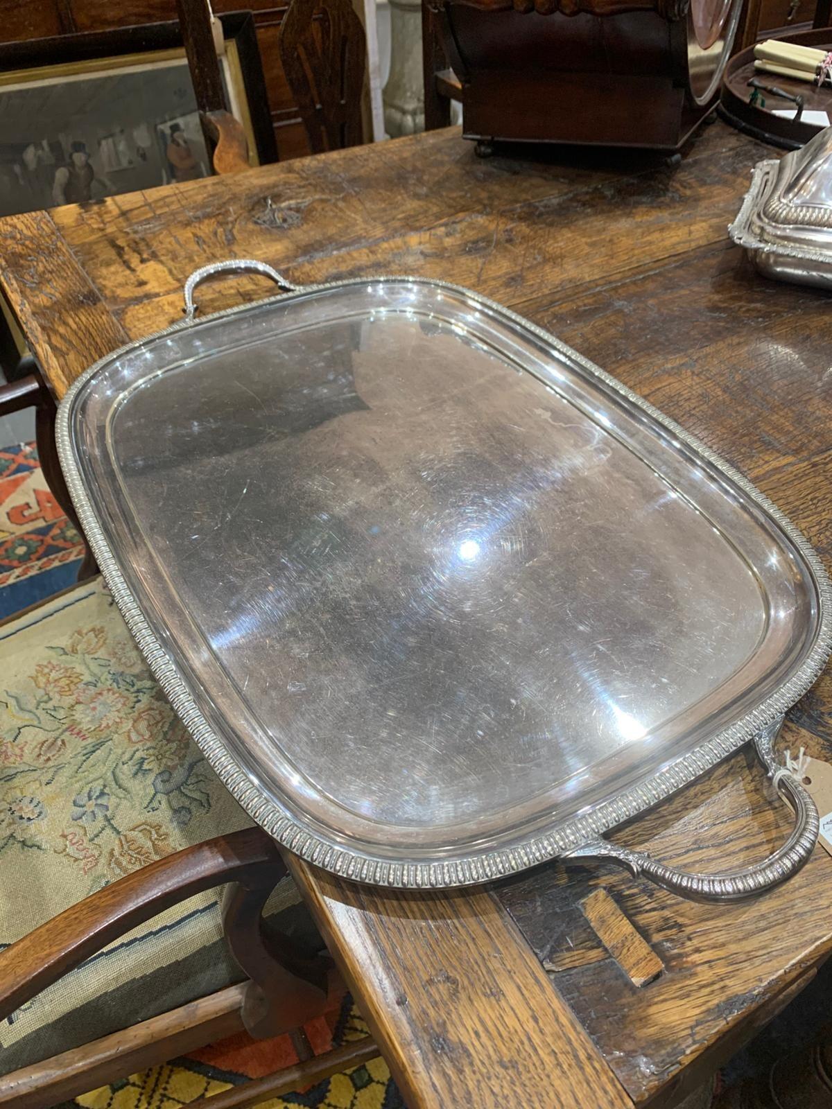 Vintage Mappin & Webb silber plate tray